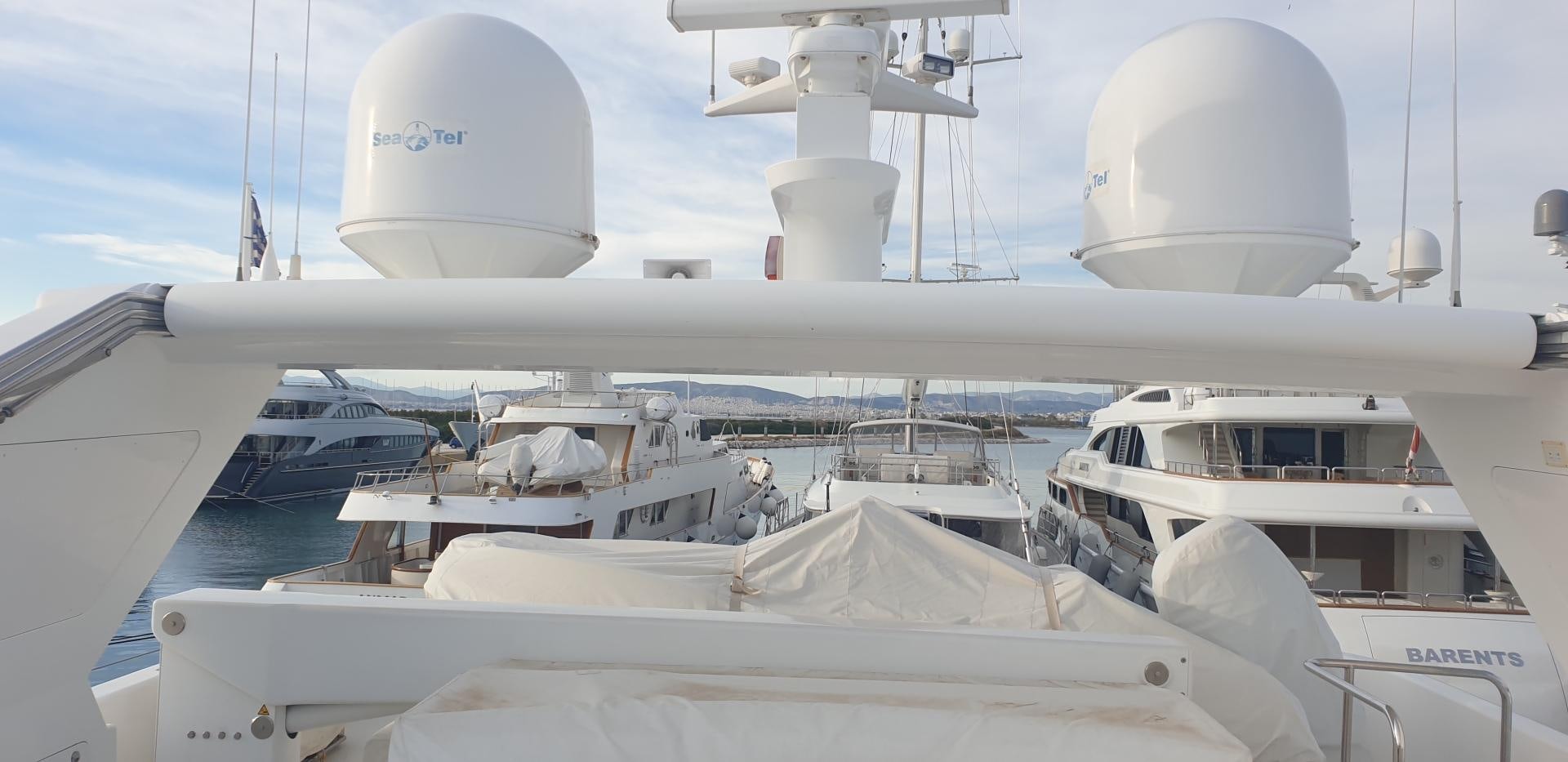 a boat on the water aboard TIGRA Yacht for Sale
