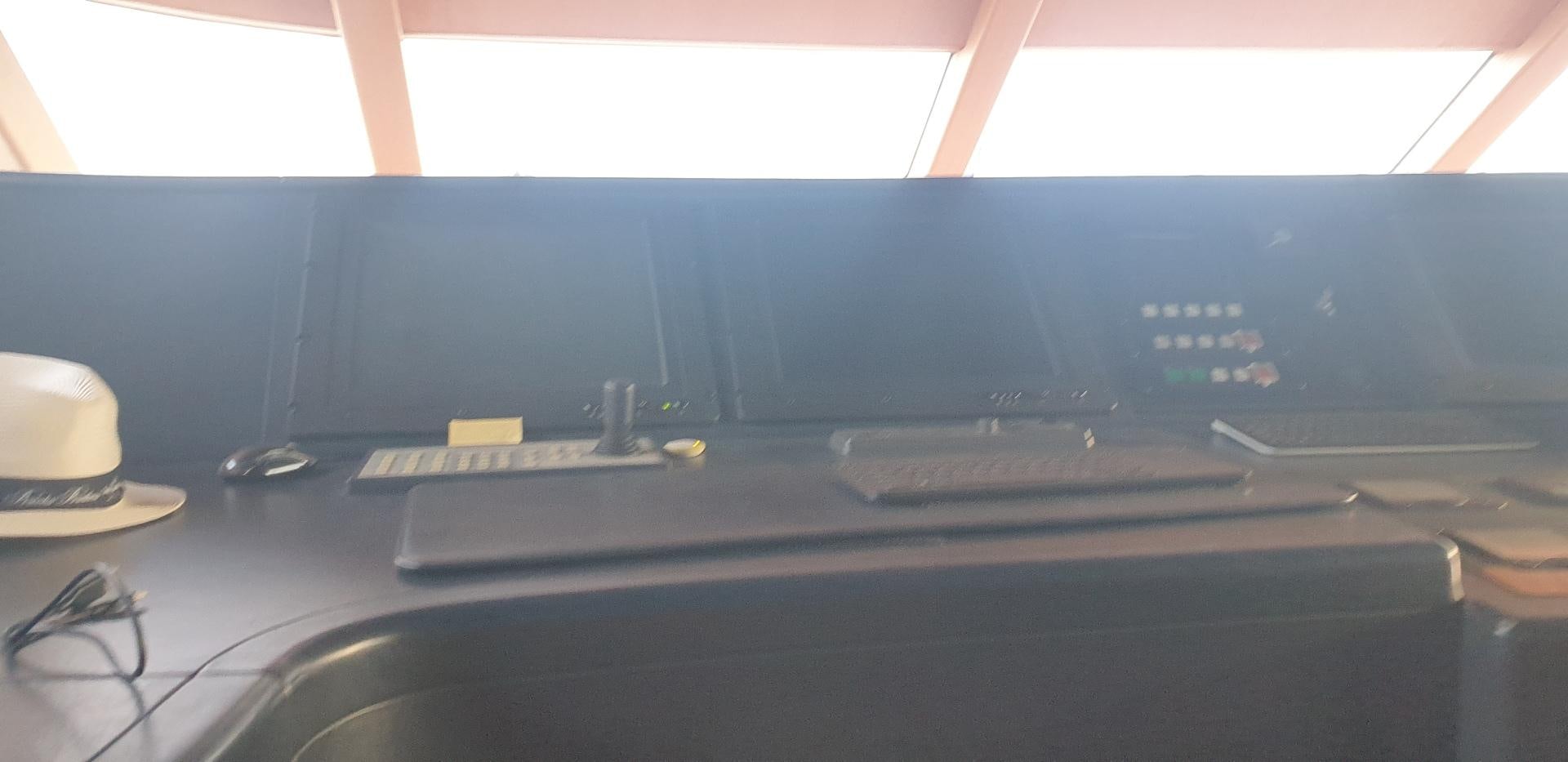 a computer monitor with a keyboard aboard TIGRA Yacht for Sale