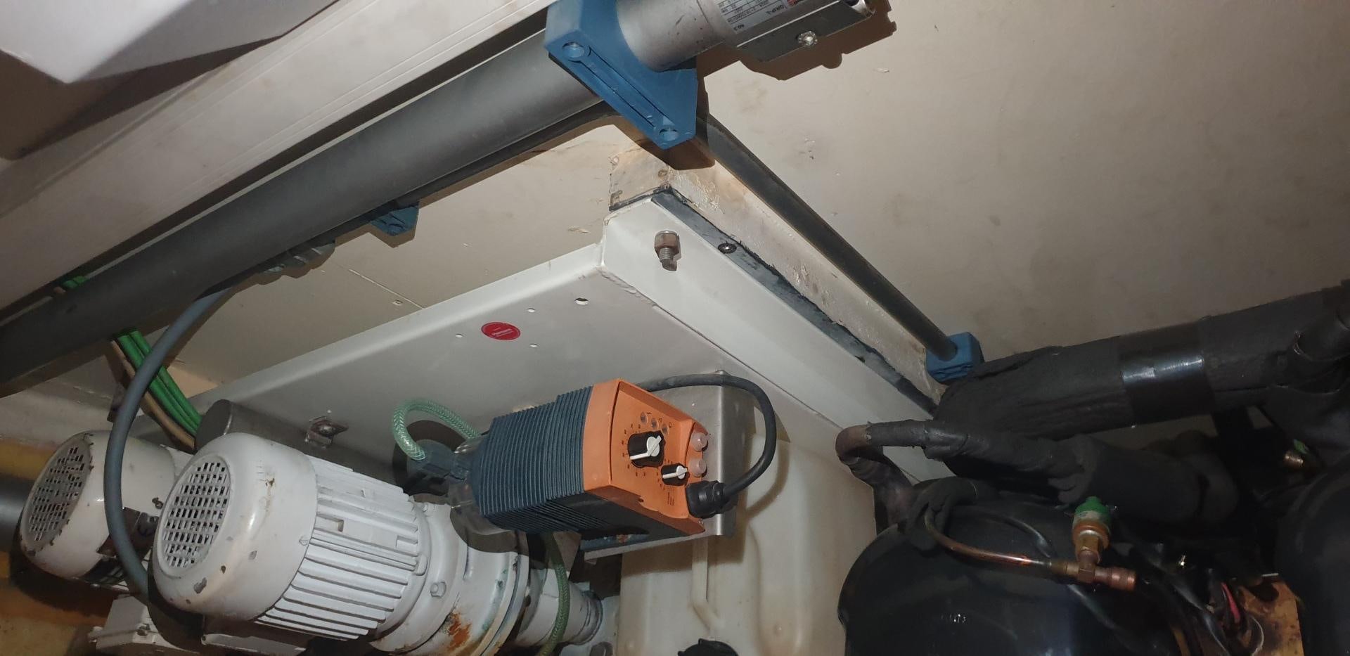 a close-up of a machine aboard TIGRA Yacht for Sale