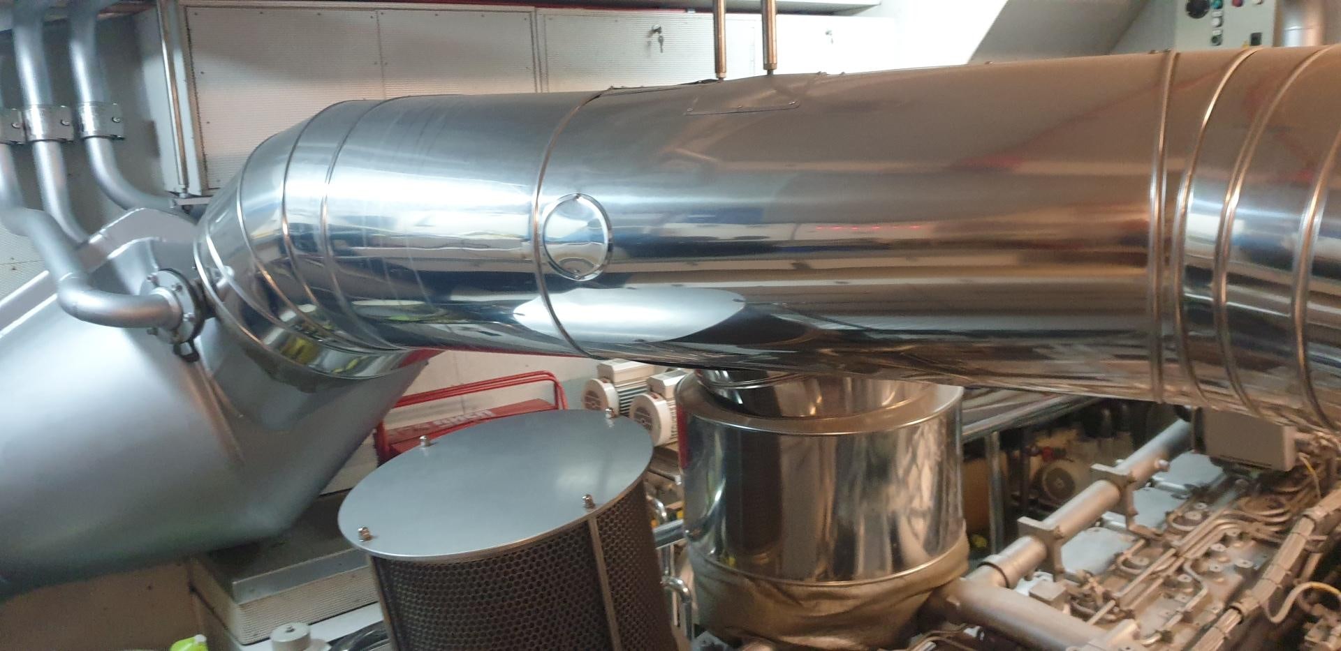 a metal cylinder with metal tubes aboard TIGRA Yacht for Sale