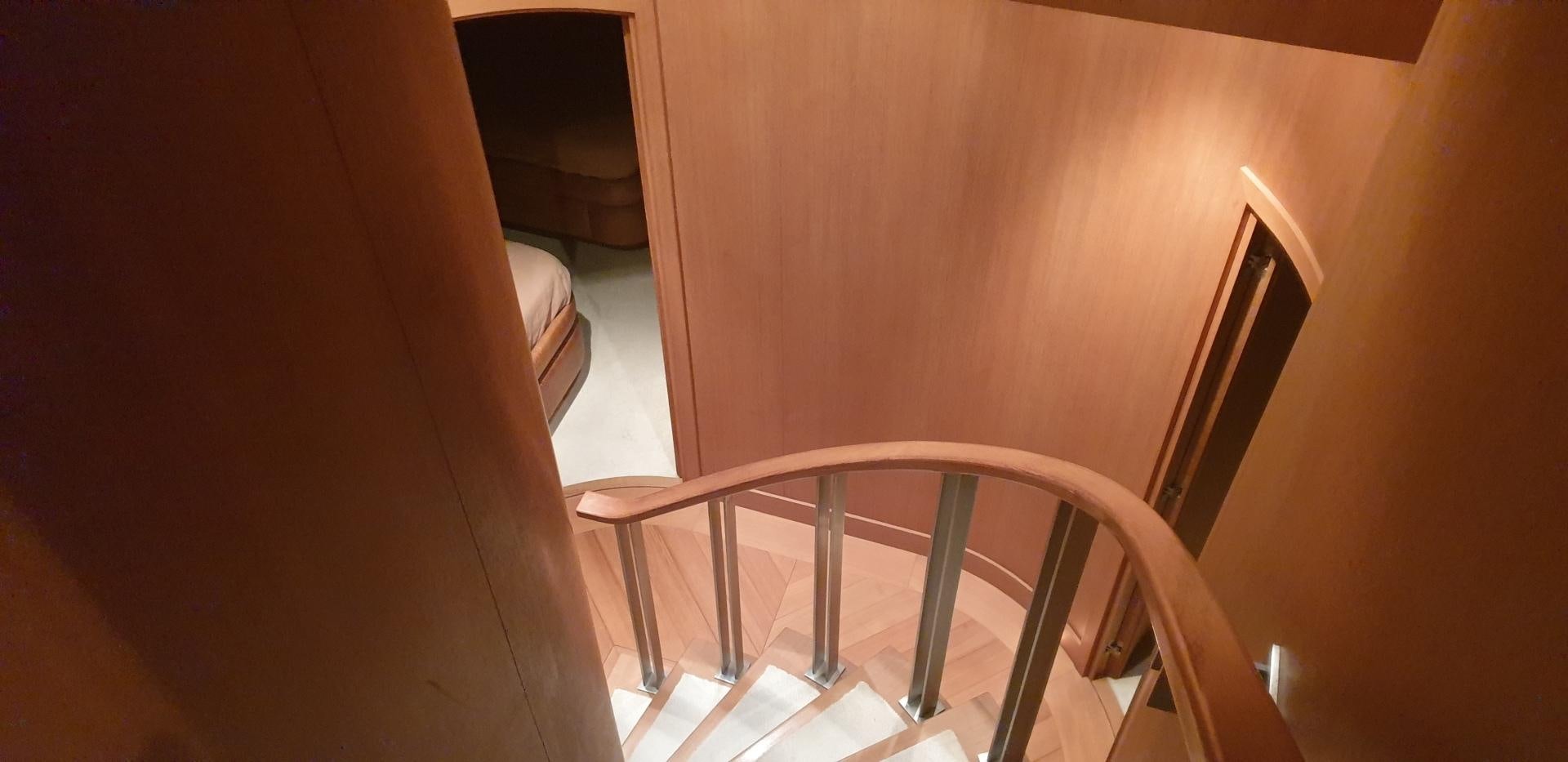 a chair in a room aboard TIGRA Yacht for Sale