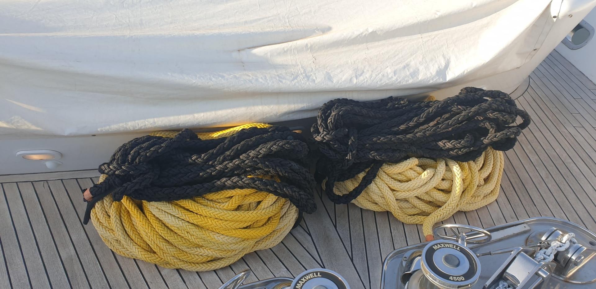 a banana on a table aboard TIGRA Yacht for Sale