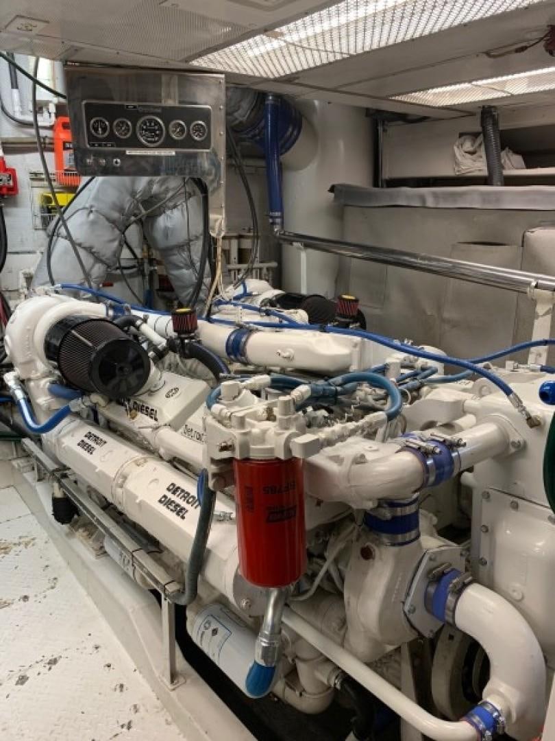 a machine with a red and blue handle aboard ANDIAMO Yacht for Sale