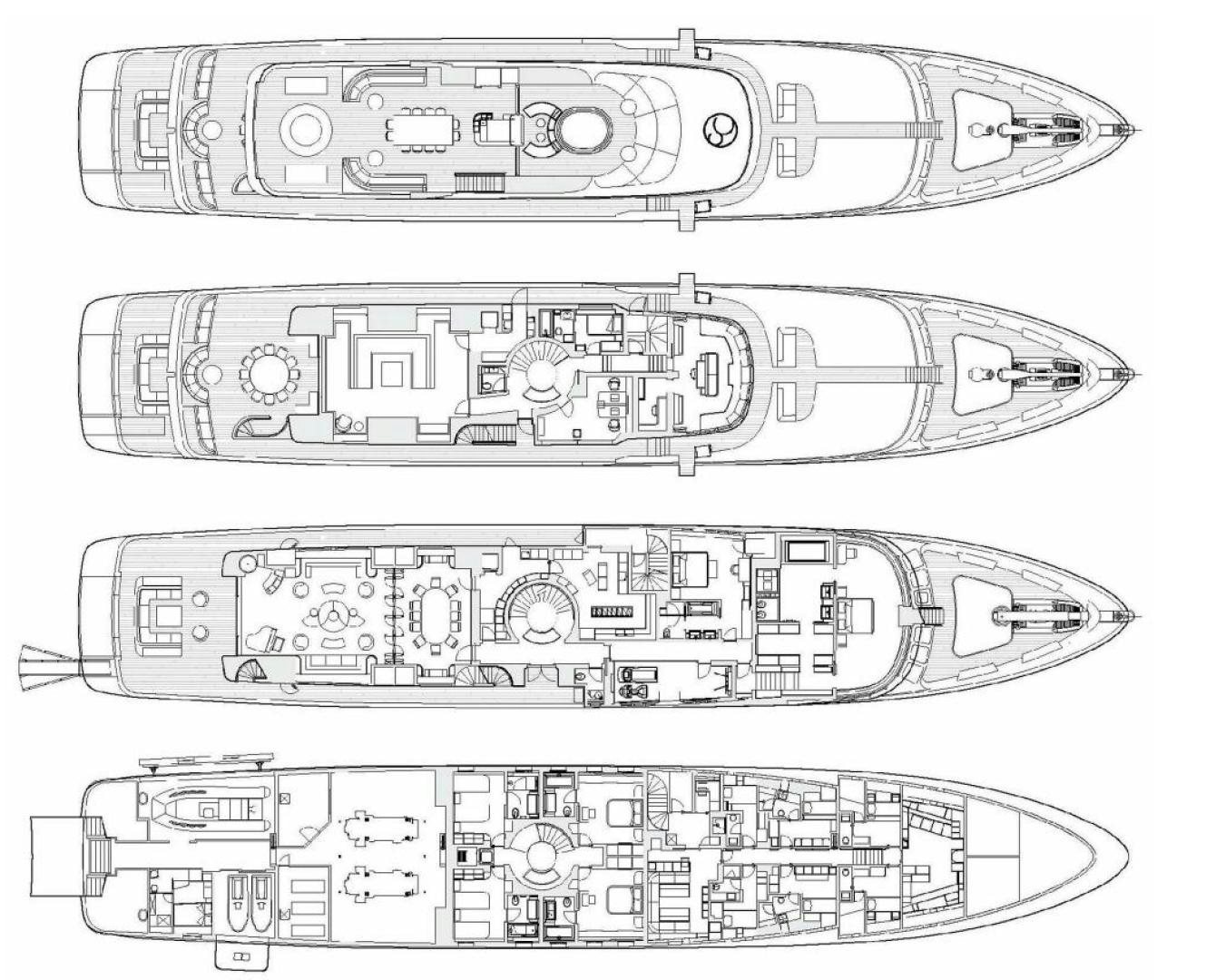 diagram, engineering drawing aboard SEALYON Yacht for Sale