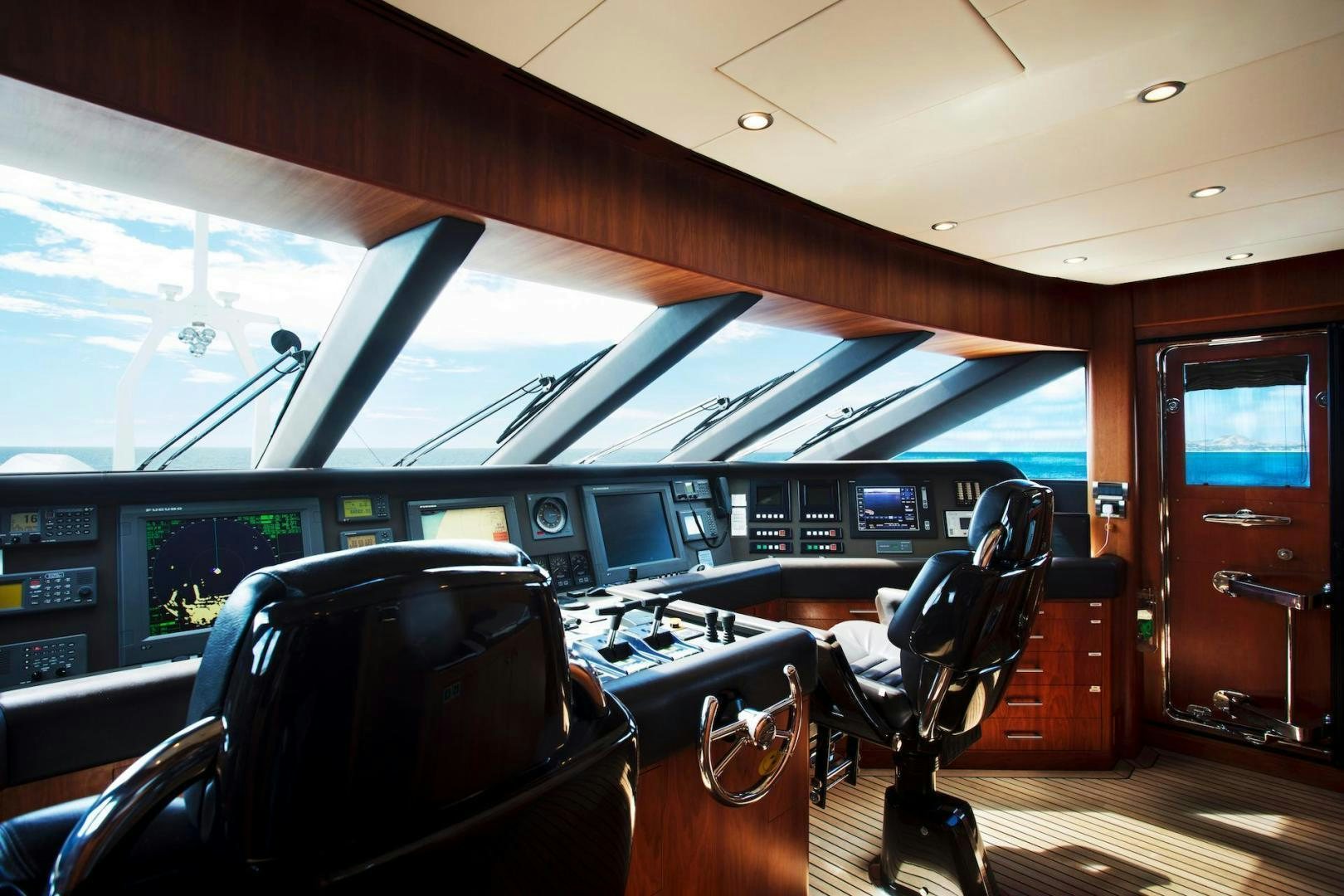 inside of a bus aboard STAY SALTY Yacht for Sale