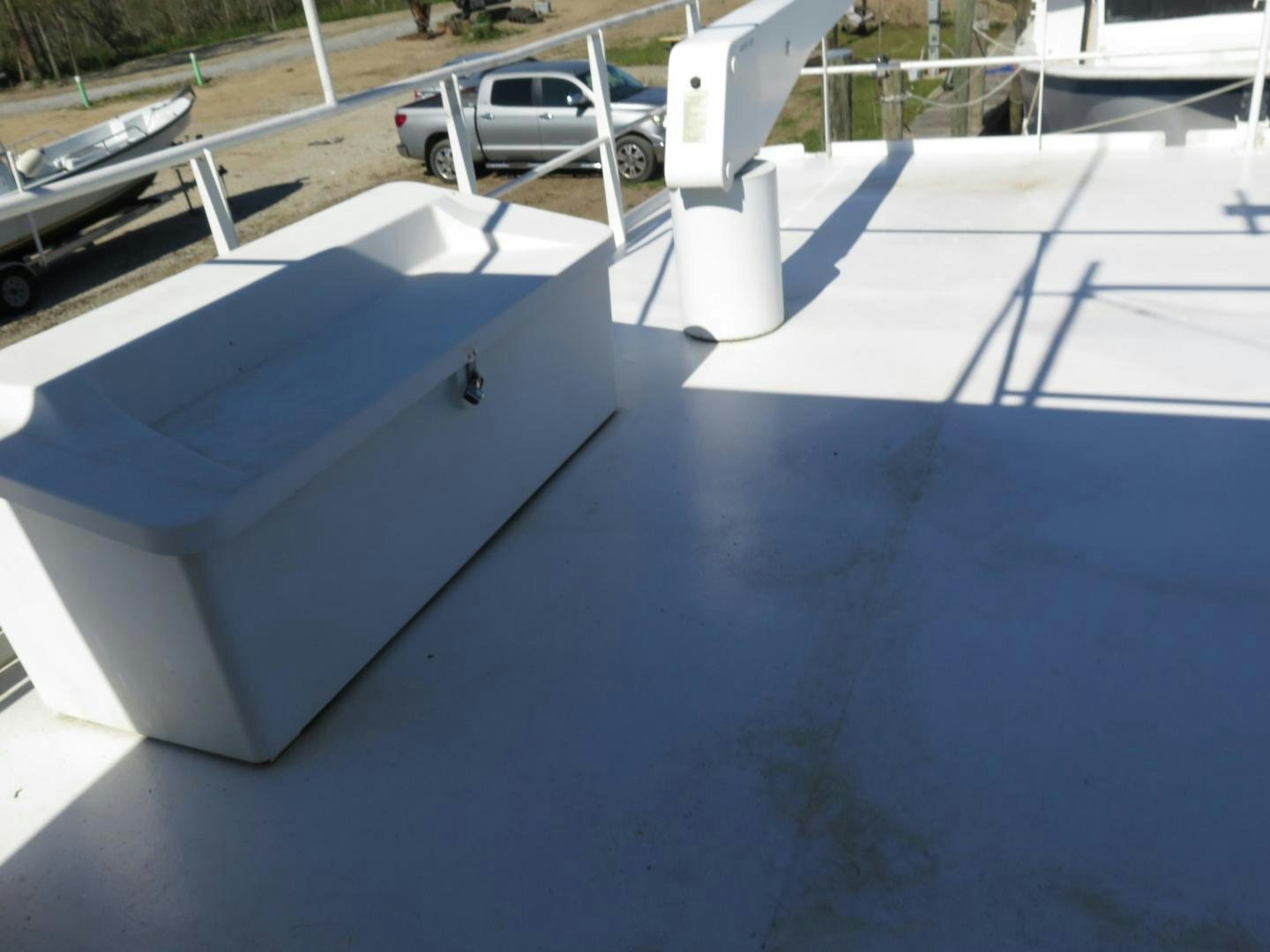 a metal object on a surface aboard WANDERER Yacht for Sale