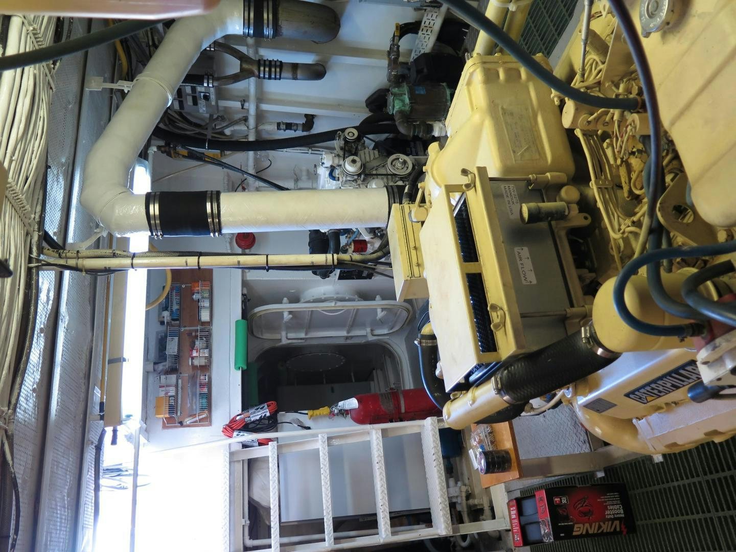 a machine with wires aboard WANDERER Yacht for Sale