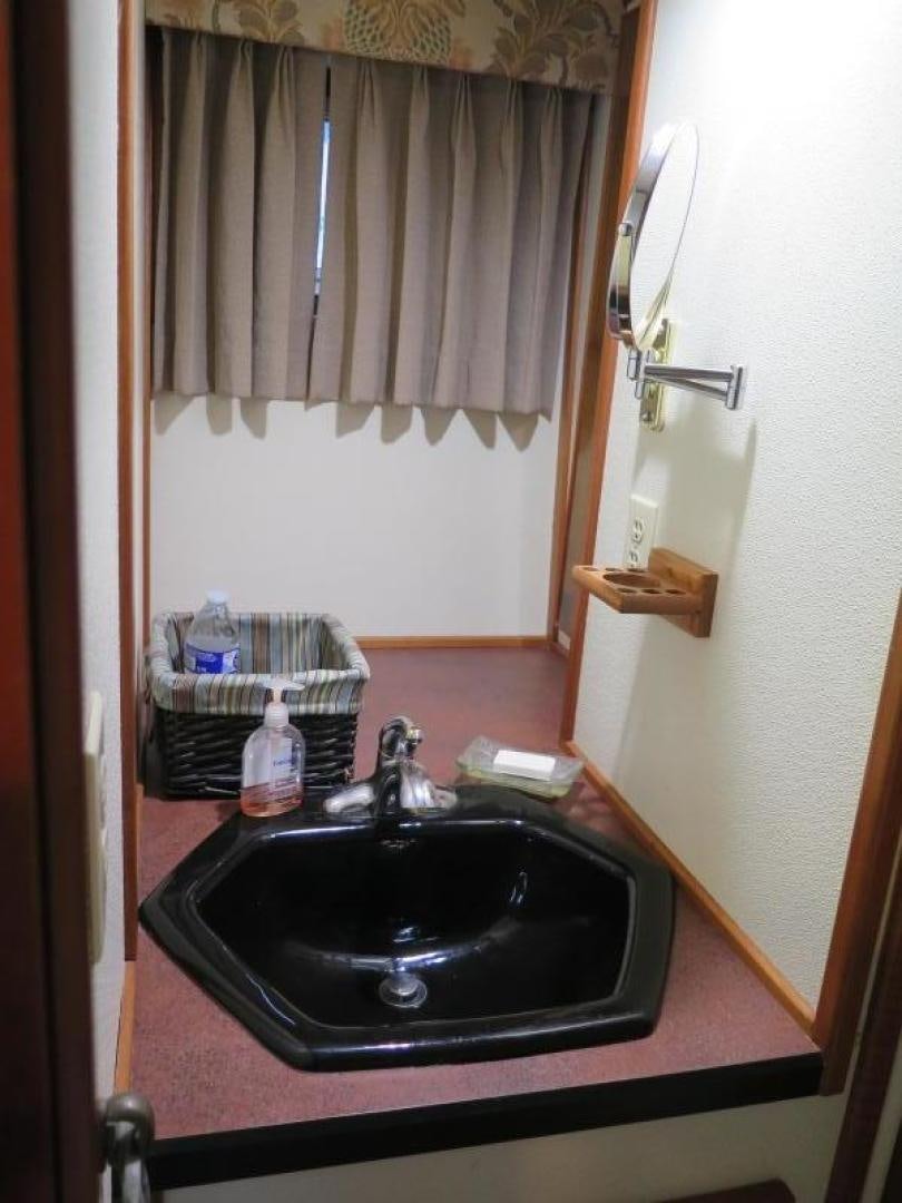 a sink in a bathroom aboard WANDERER Yacht for Sale