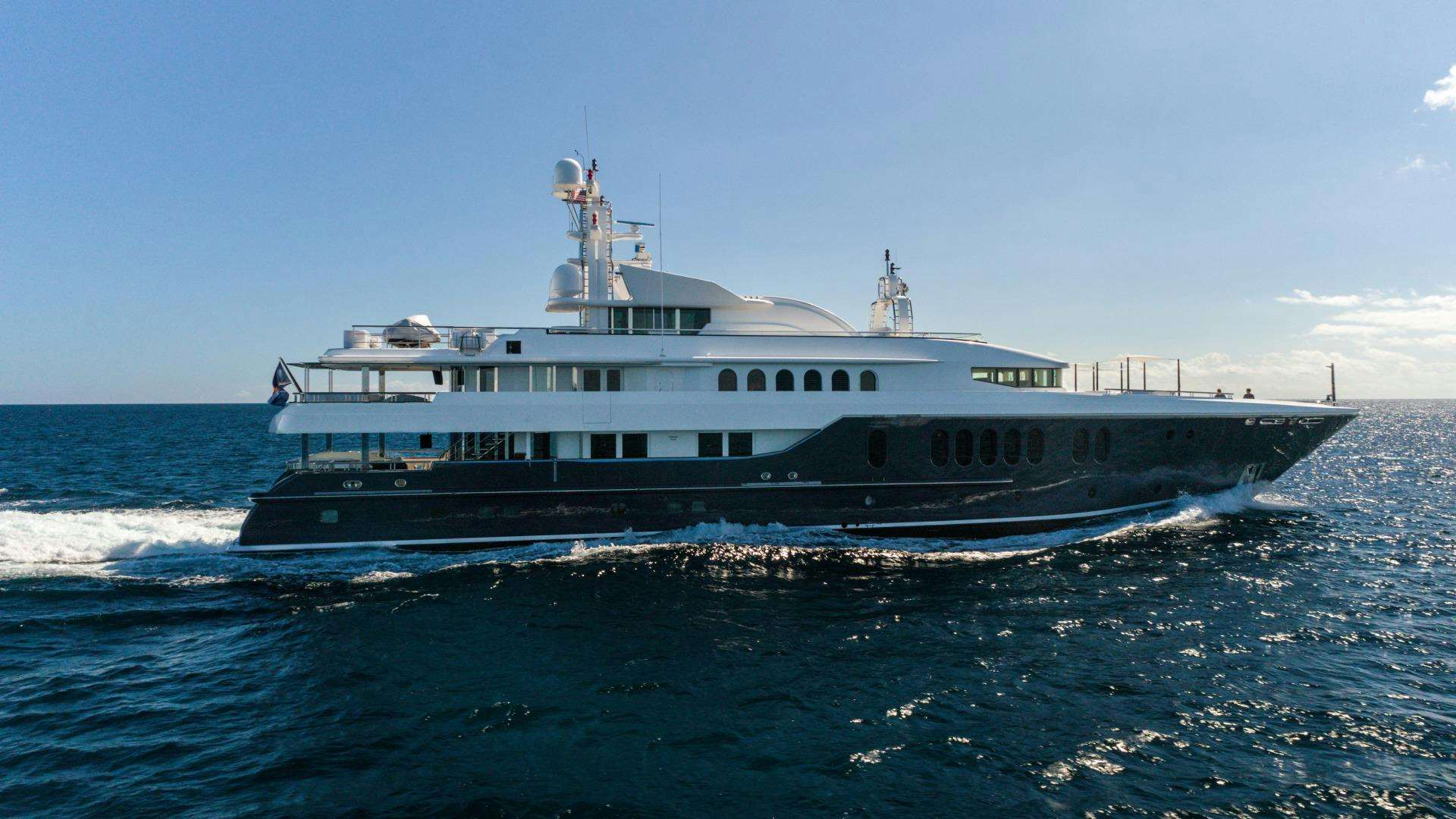a large ship in the water aboard 4 ROSES Yacht for Sale