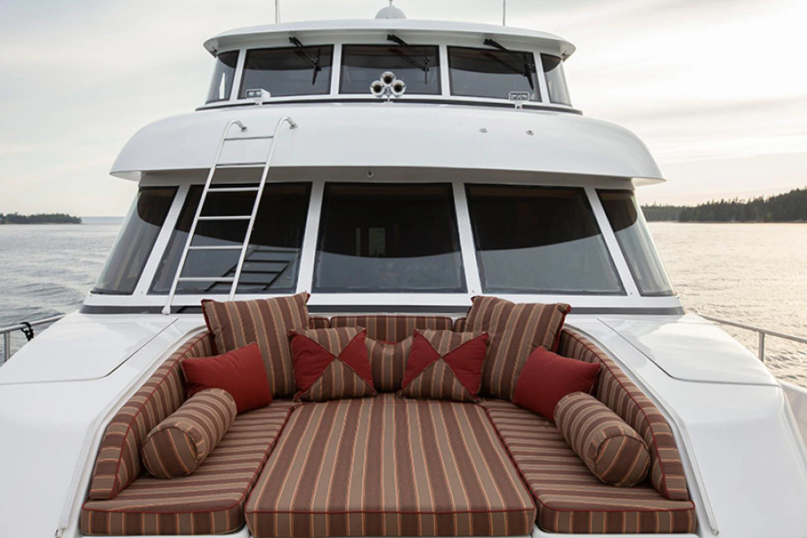 a boat on the water aboard RHAPSODY Yacht for Sale