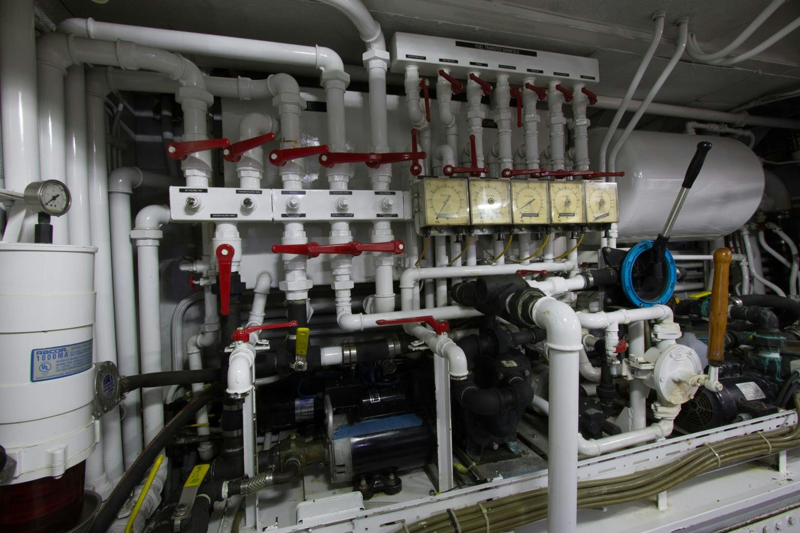 a factory with several pipes aboard SEAEO Yacht for Sale