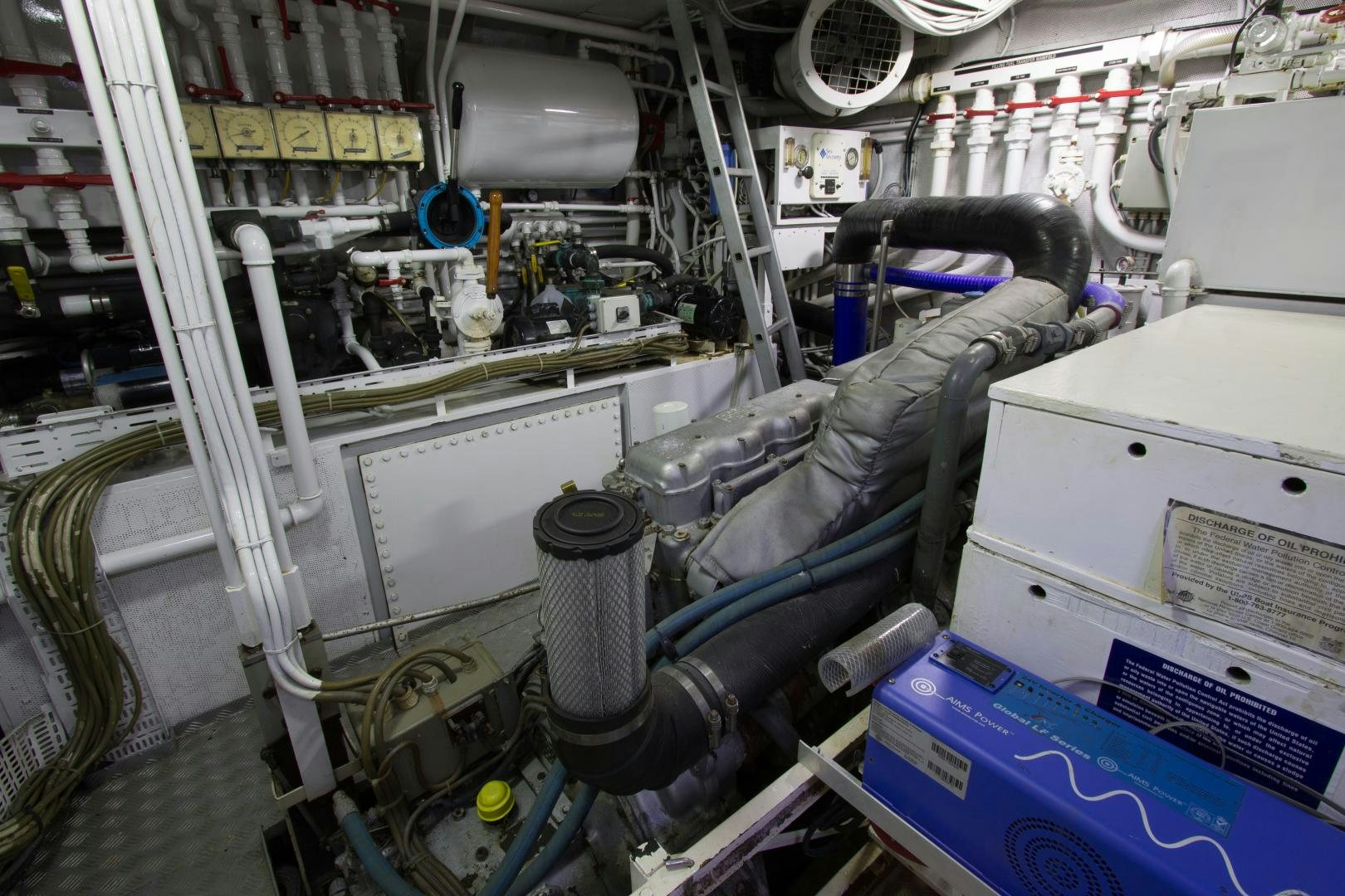 a room with machinery aboard SEAEO Yacht for Sale