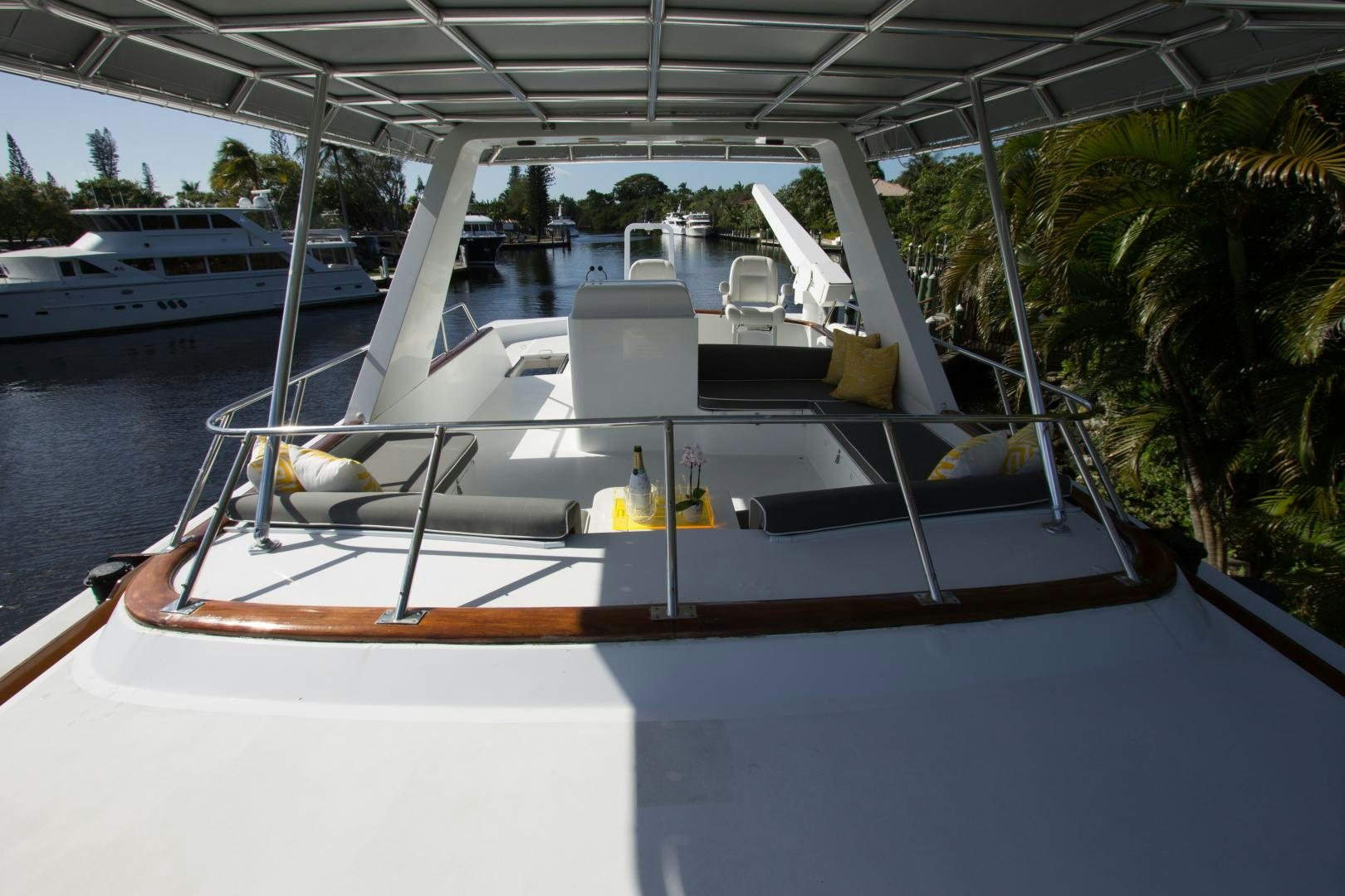 a boat in a harbor aboard SEAEO Yacht for Sale