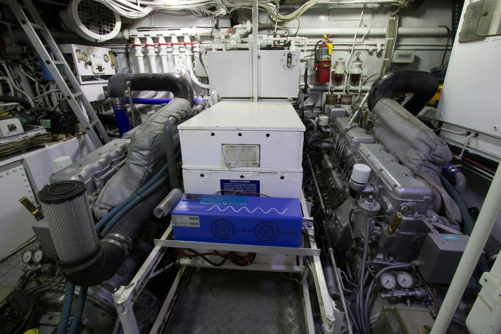a machine in a factory aboard SEAEO Yacht for Sale
