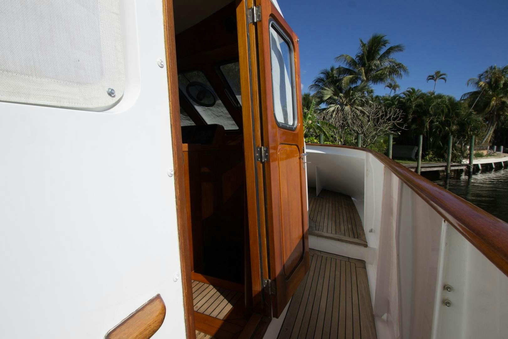 a boat on a dock aboard SEAEO Yacht for Sale