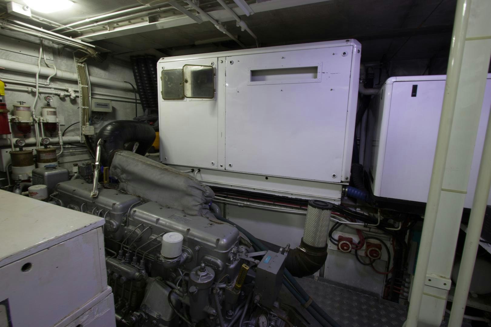 a room with machinery aboard SEAEO Yacht for Sale