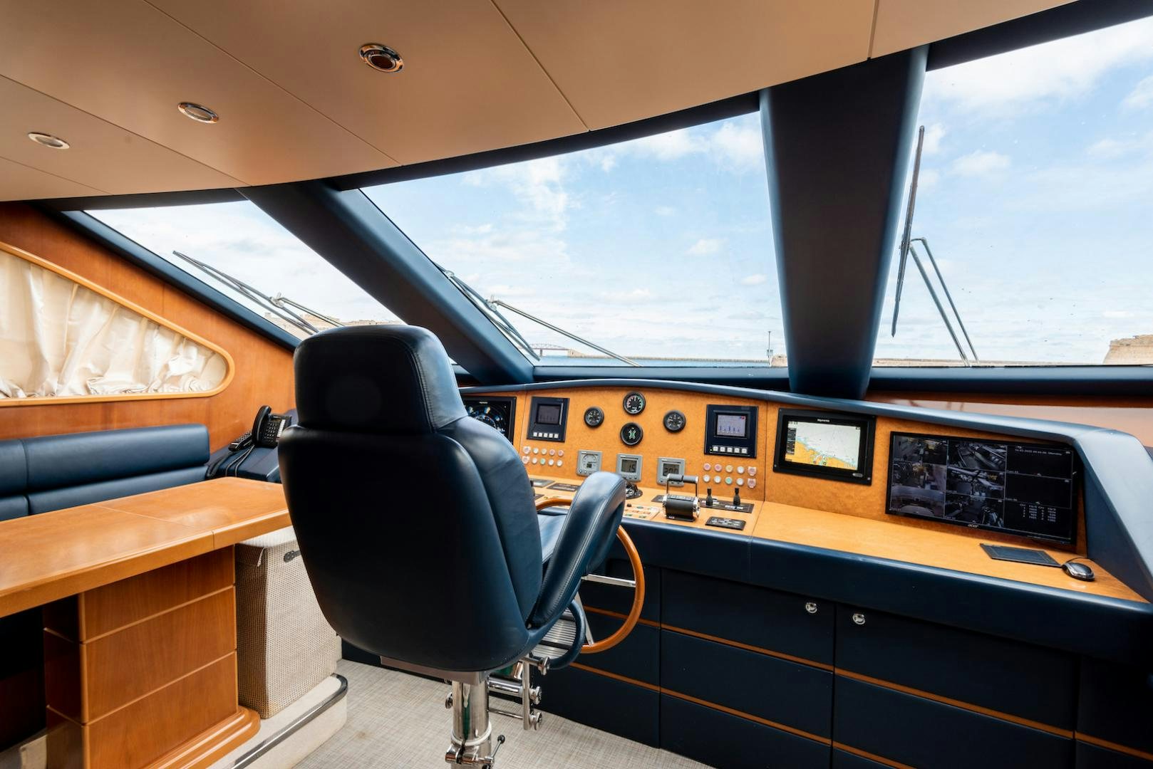 inside of a vehicle aboard SEA FALCON Yacht for Sale