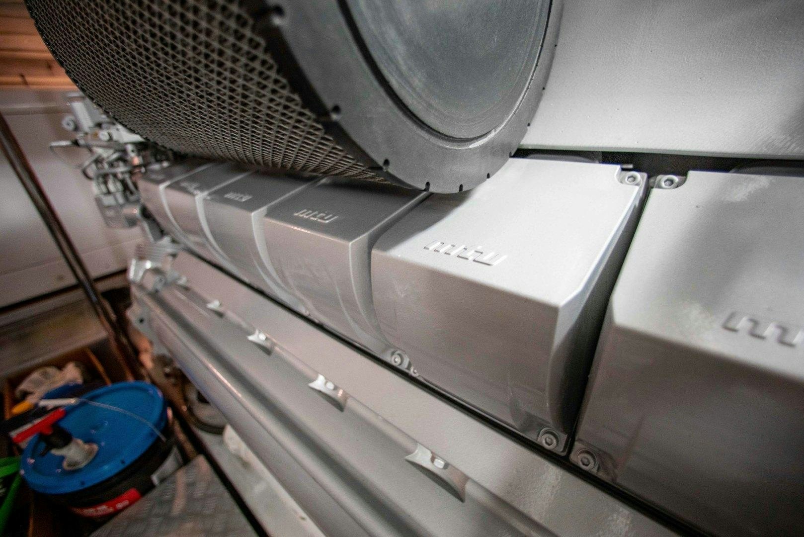 a machine with a vent aboard JULIE K Yacht for Sale