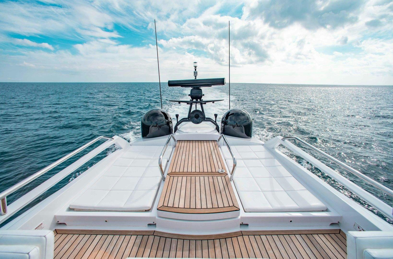 a boat on the water aboard JULIE K Yacht for Sale