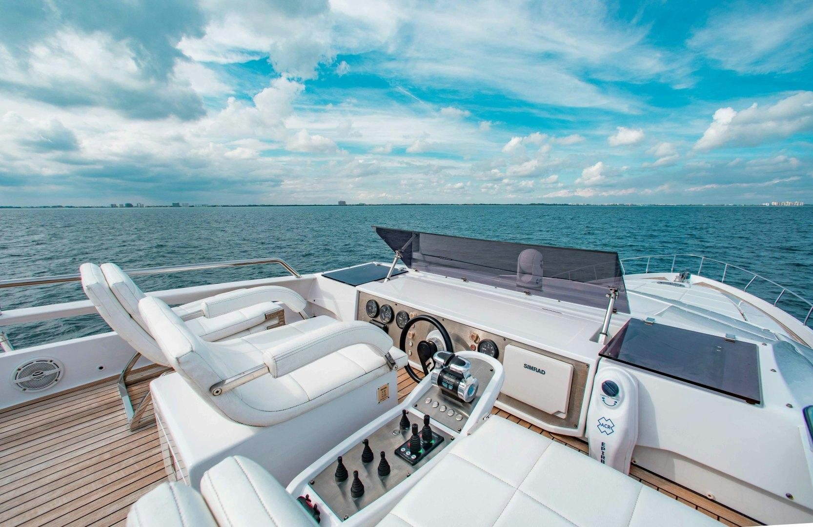 a boat on the water aboard JULIE K Yacht for Sale