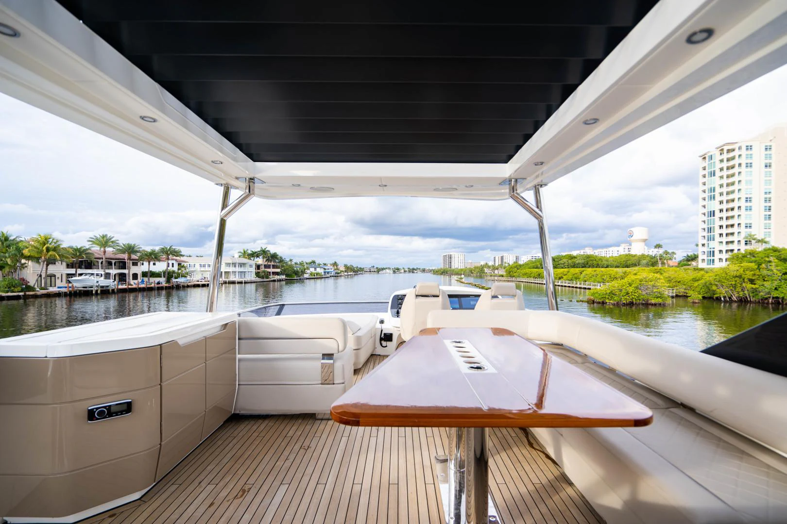 a boat on the water aboard BLIND DATE Yacht for Sale