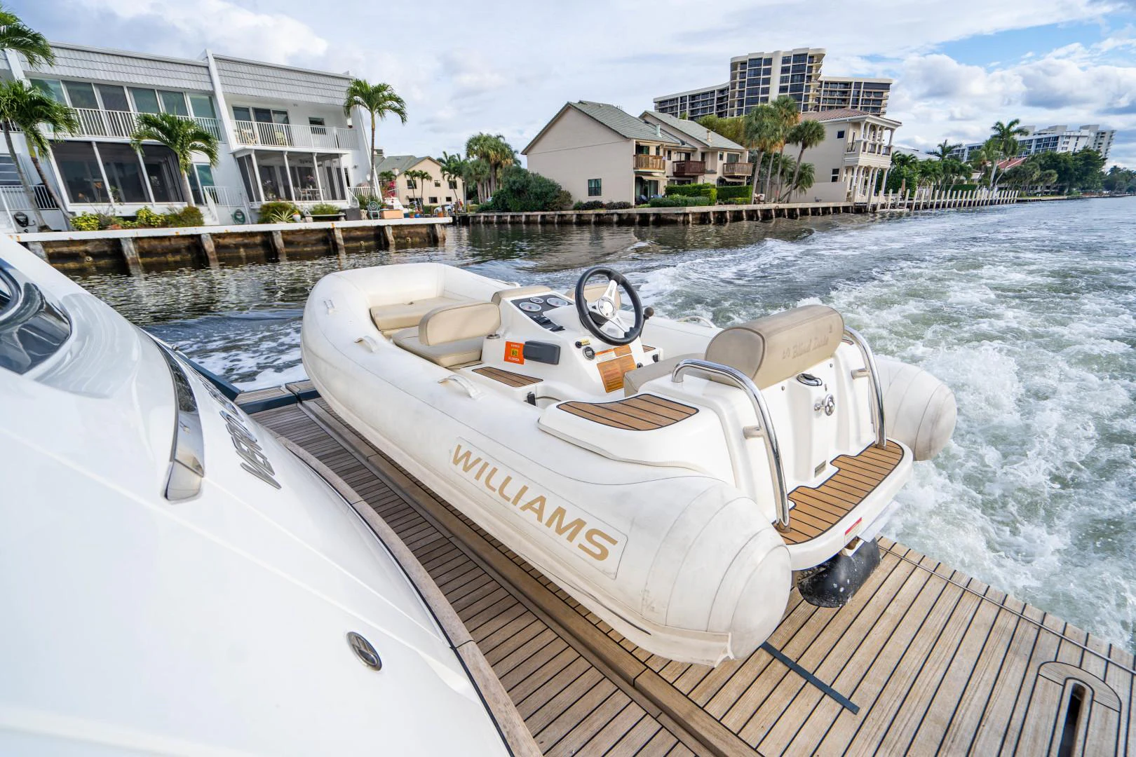 a boat on the water aboard BLIND DATE Yacht for Sale