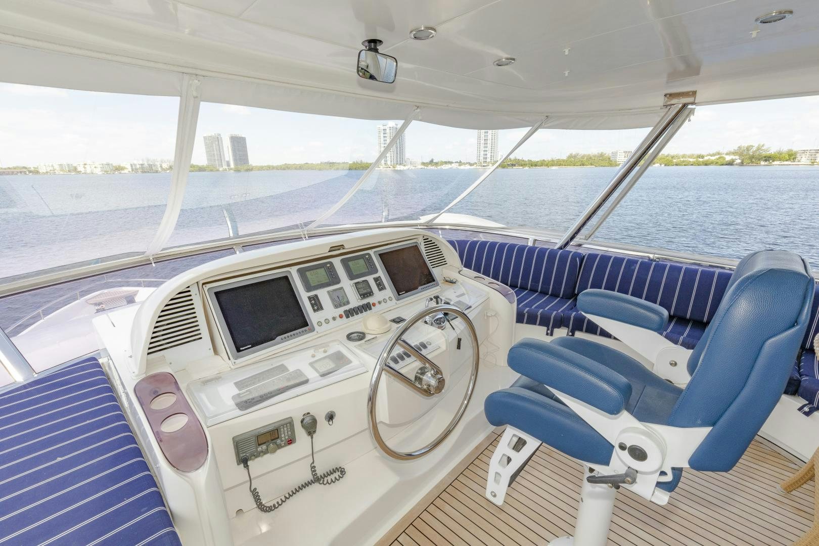 the inside of a boat aboard VIAGGIO Yacht for Sale