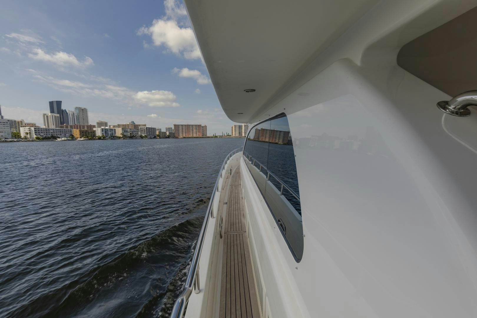 a boat on the water aboard VIAGGIO Yacht for Sale