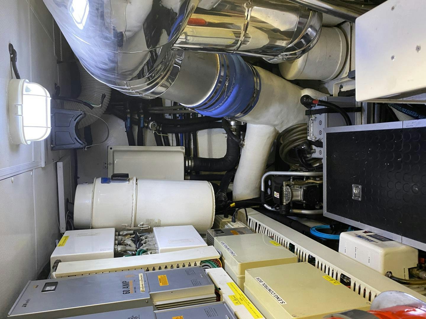 a close-up of a machine aboard VIAGGIO Yacht for Sale