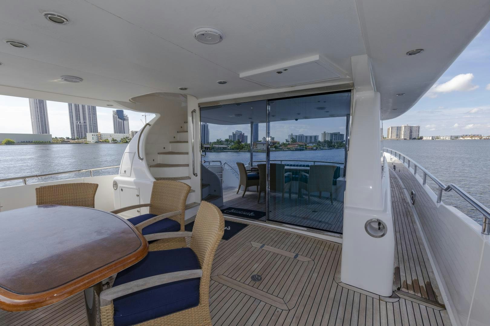 a boat on the water aboard VIAGGIO Yacht for Sale