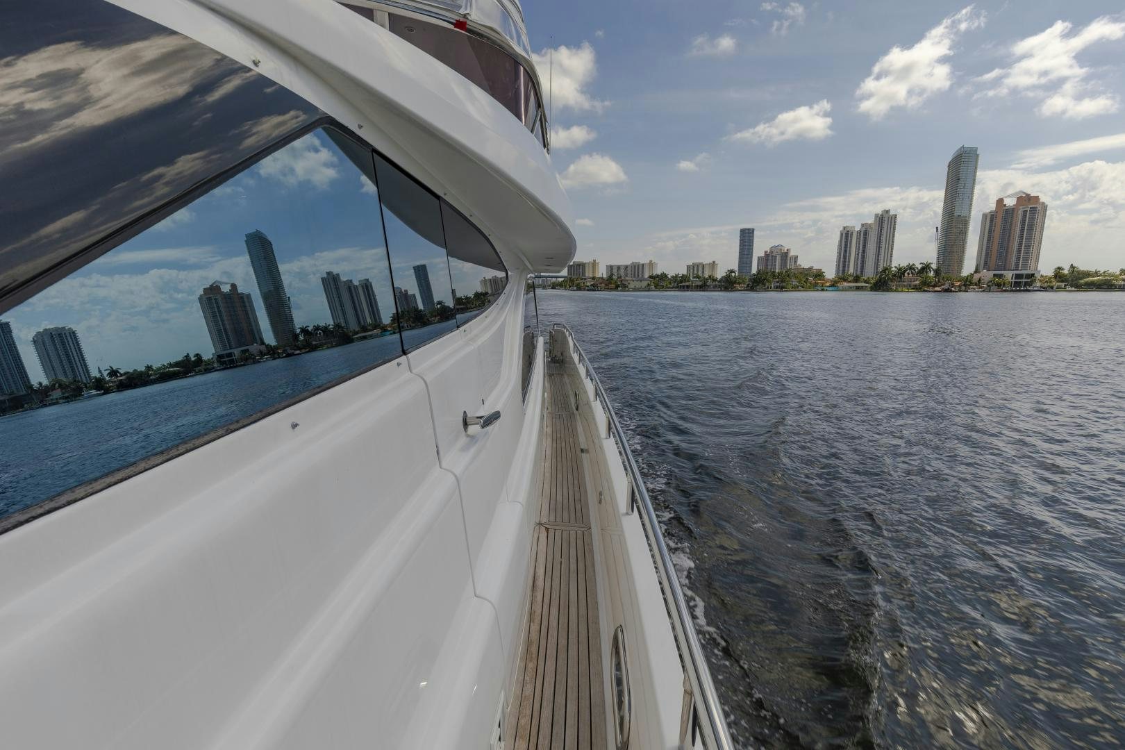 a boat on the water aboard VIAGGIO Yacht for Sale
