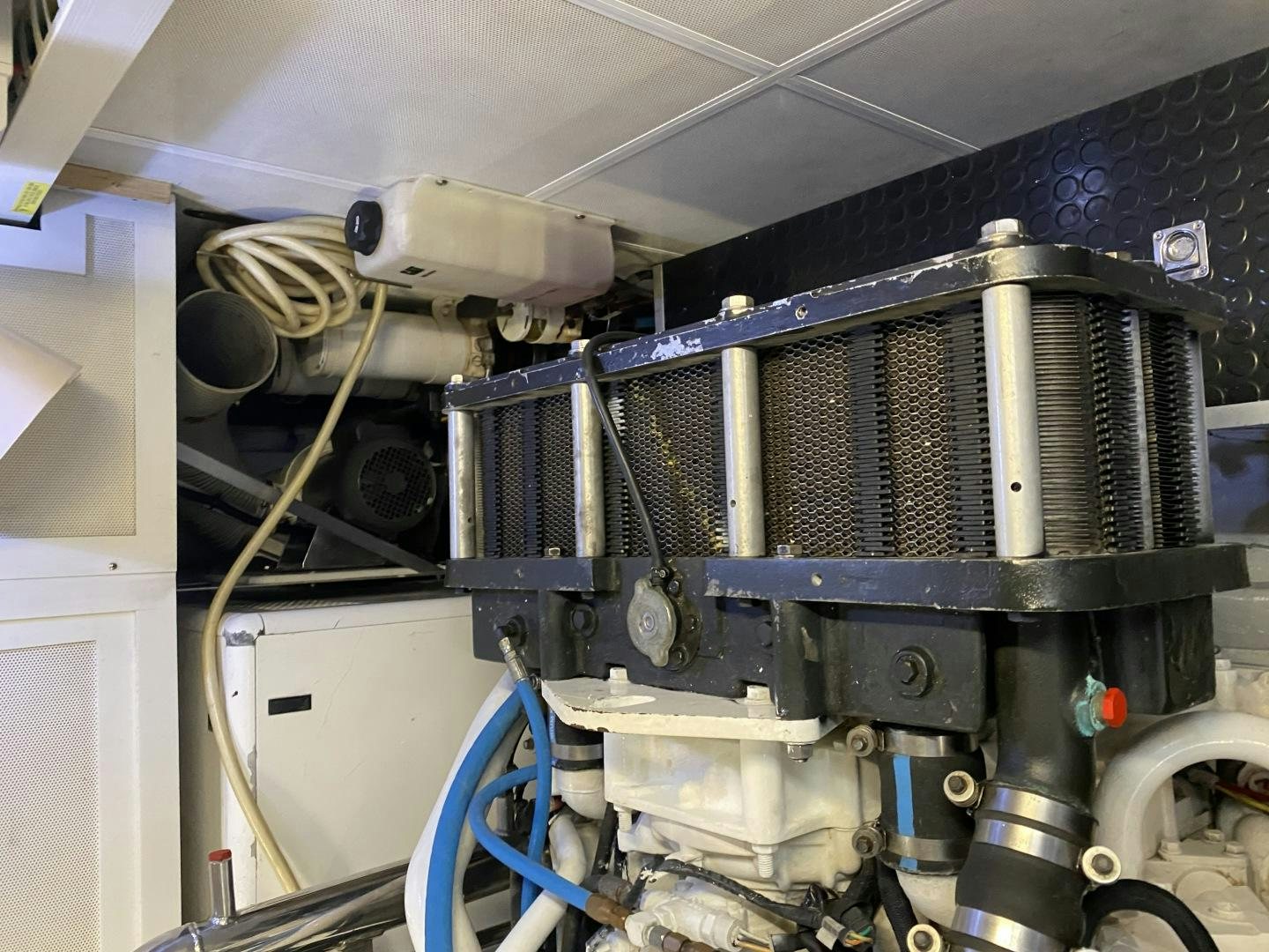 a large metal machine aboard VIAGGIO Yacht for Sale