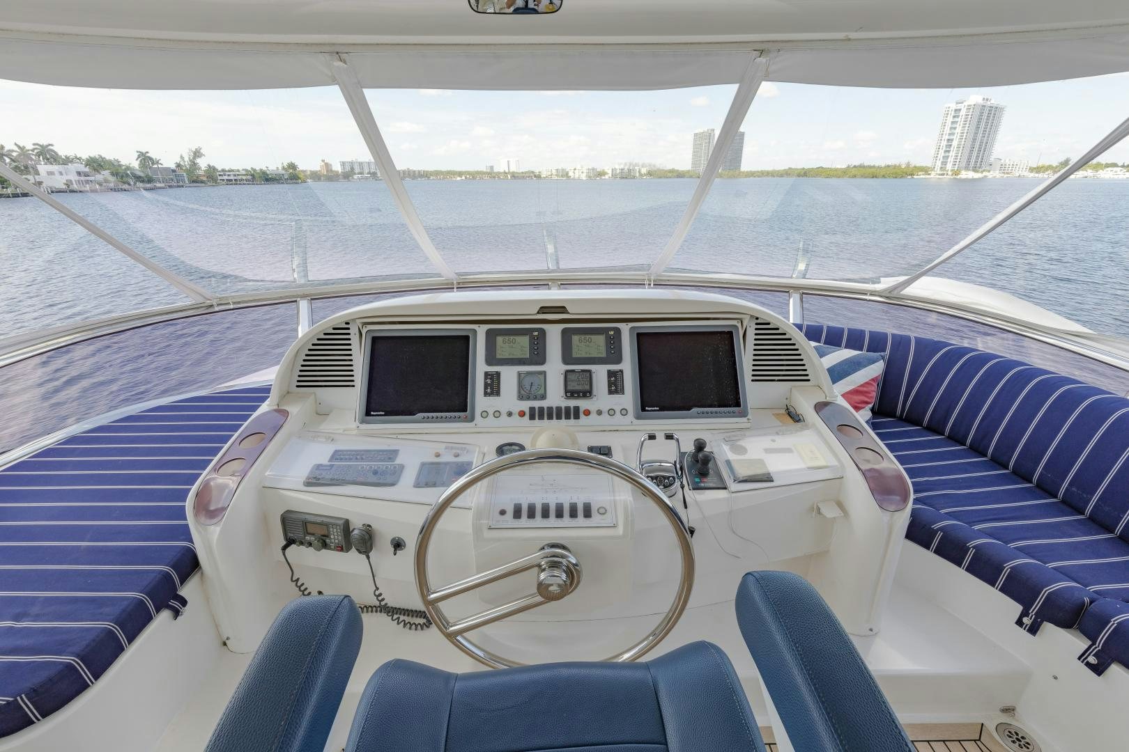 a boat on the water aboard VIAGGIO Yacht for Sale