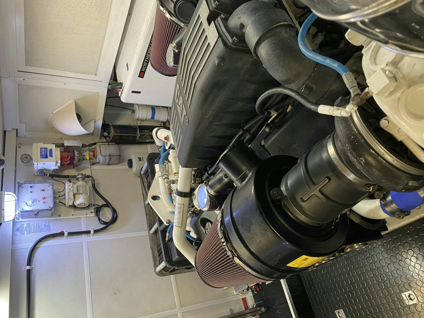 a close-up of a machine aboard VIAGGIO Yacht for Sale