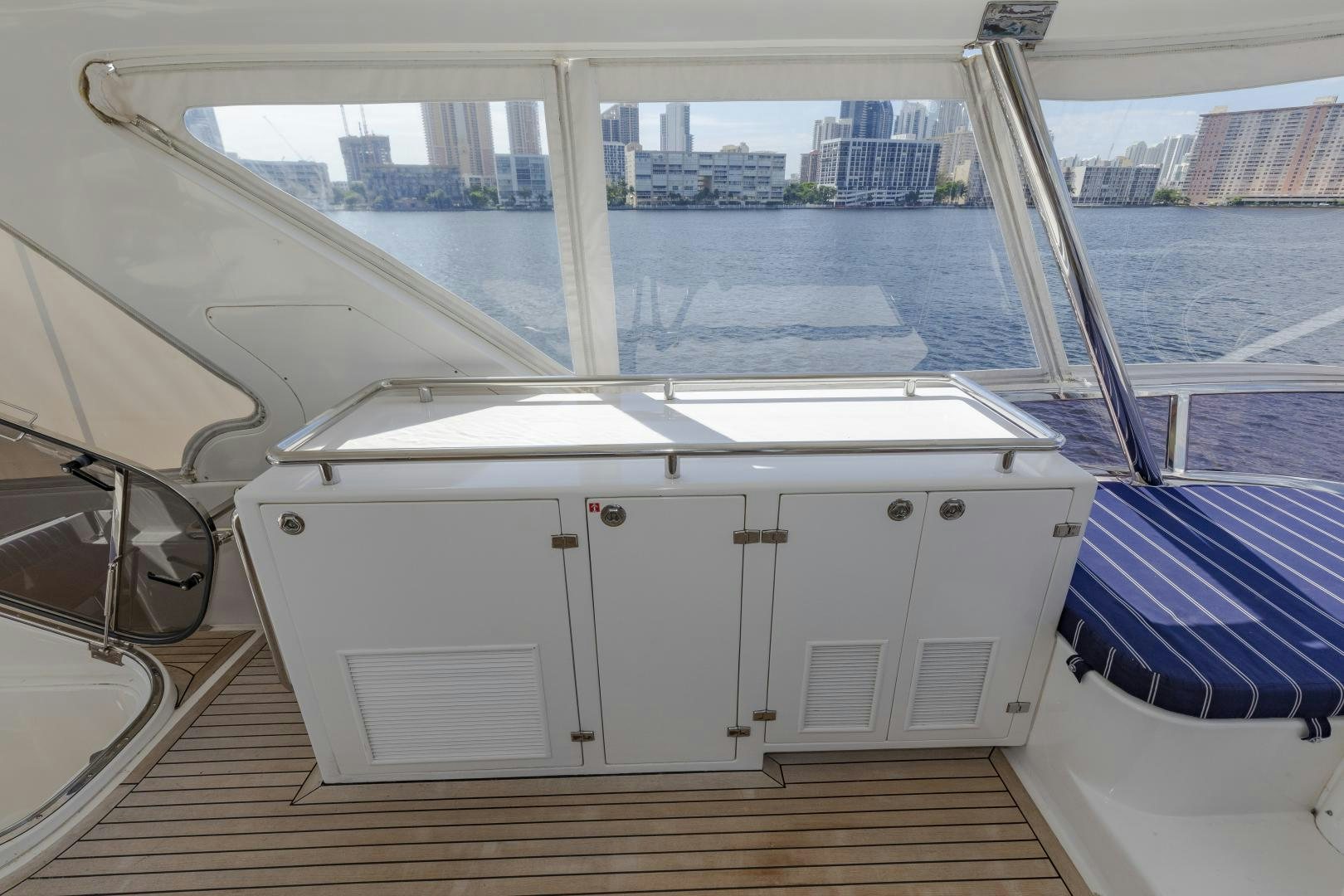 a boat on the water aboard VIAGGIO Yacht for Sale