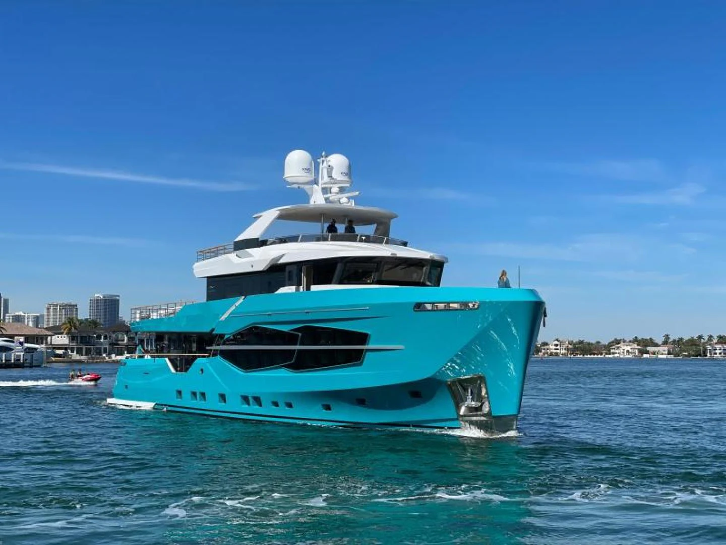 a boat in the water aboard ZARANIA Yacht for Sale