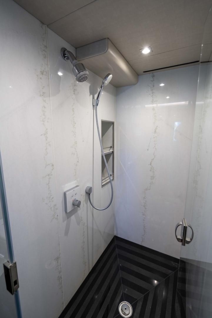 a door with a handle aboard ENTERPRISE Yacht for Sale