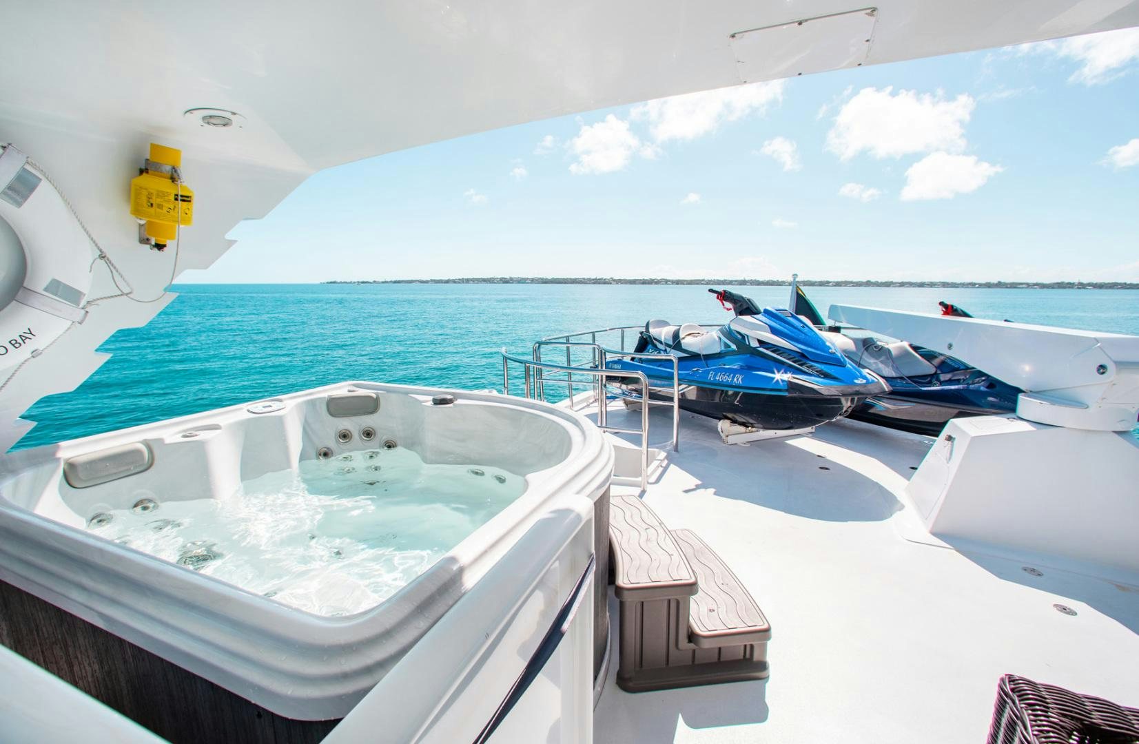 a boat on the water aboard THREE KINGS Yacht for Sale