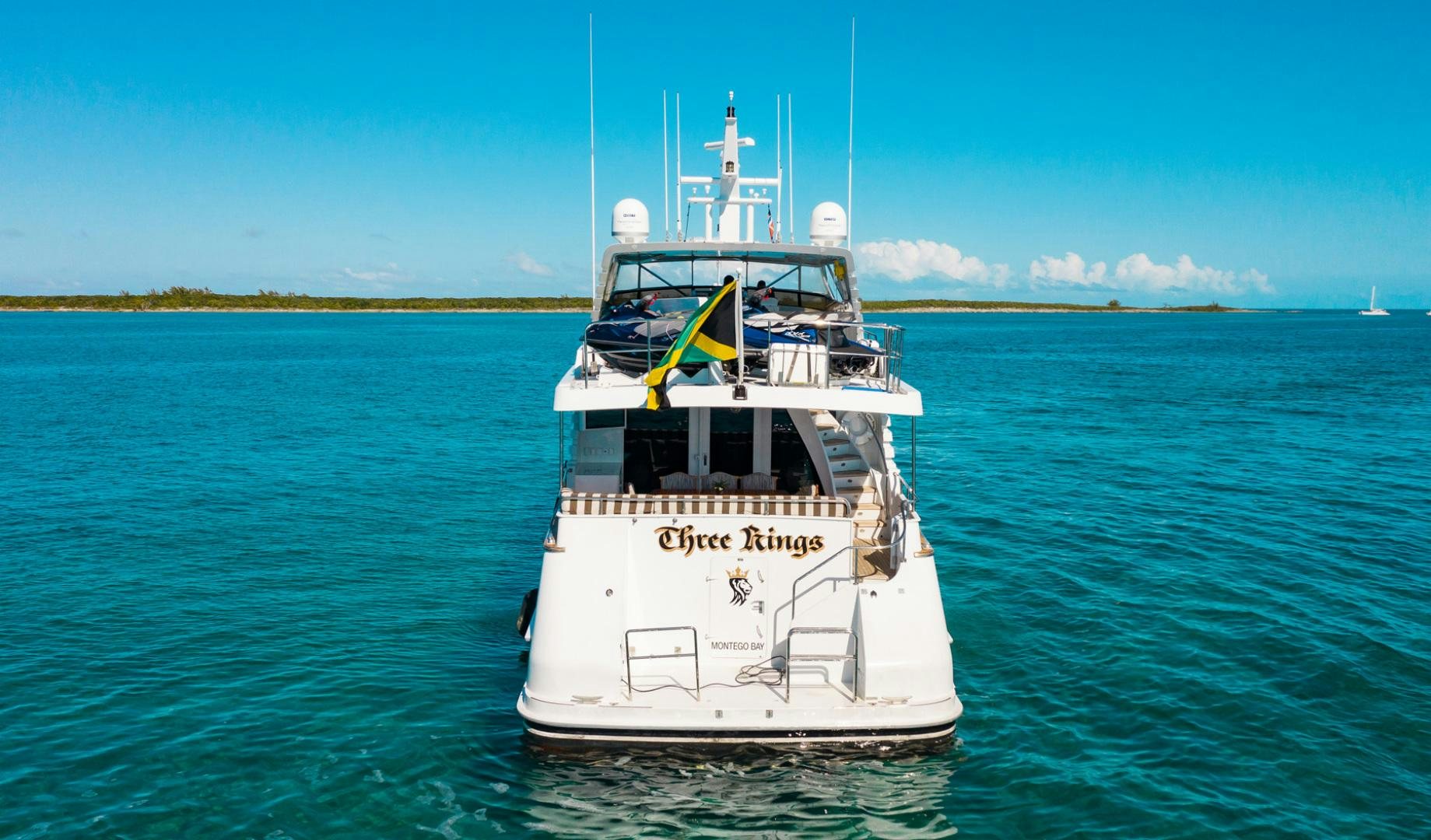 a boat in the water aboard THREE KINGS Yacht for Sale