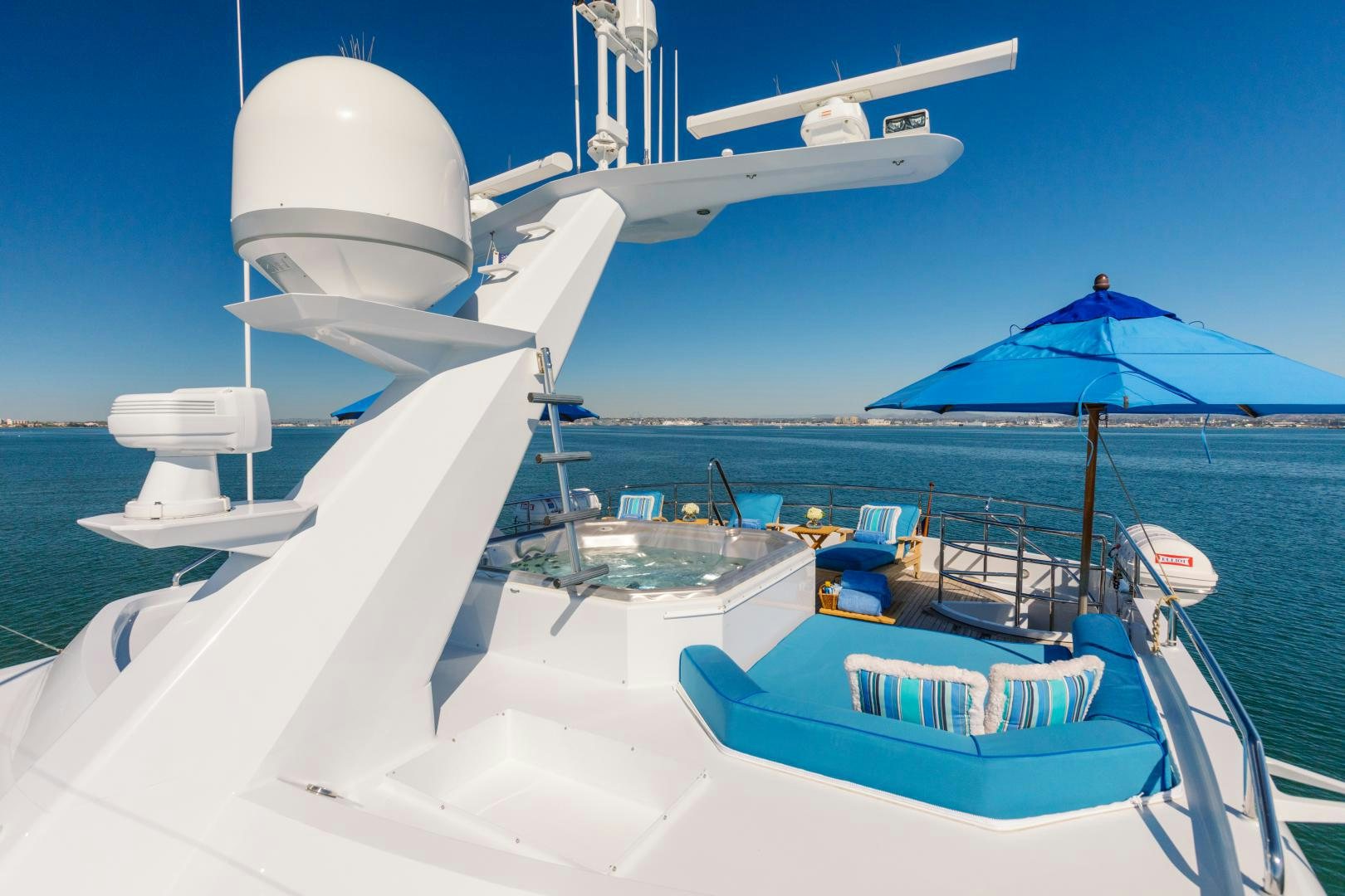 a boat on the water aboard APHRODITE Yacht for Sale