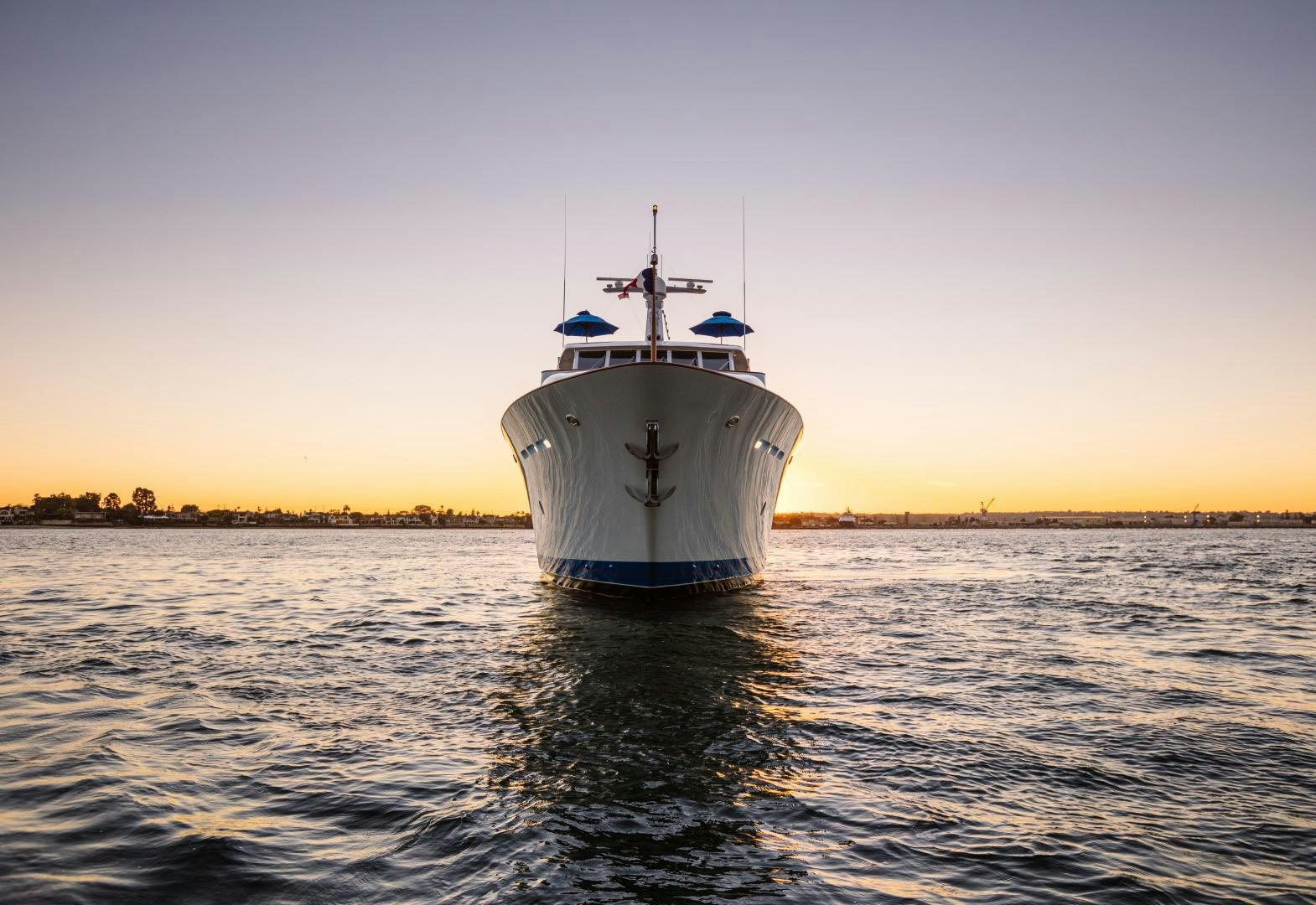 a boat in the water aboard APHRODITE Yacht for Sale