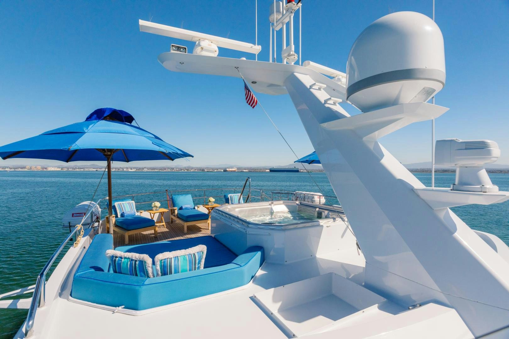 a boat on the water aboard APHRODITE Yacht for Sale