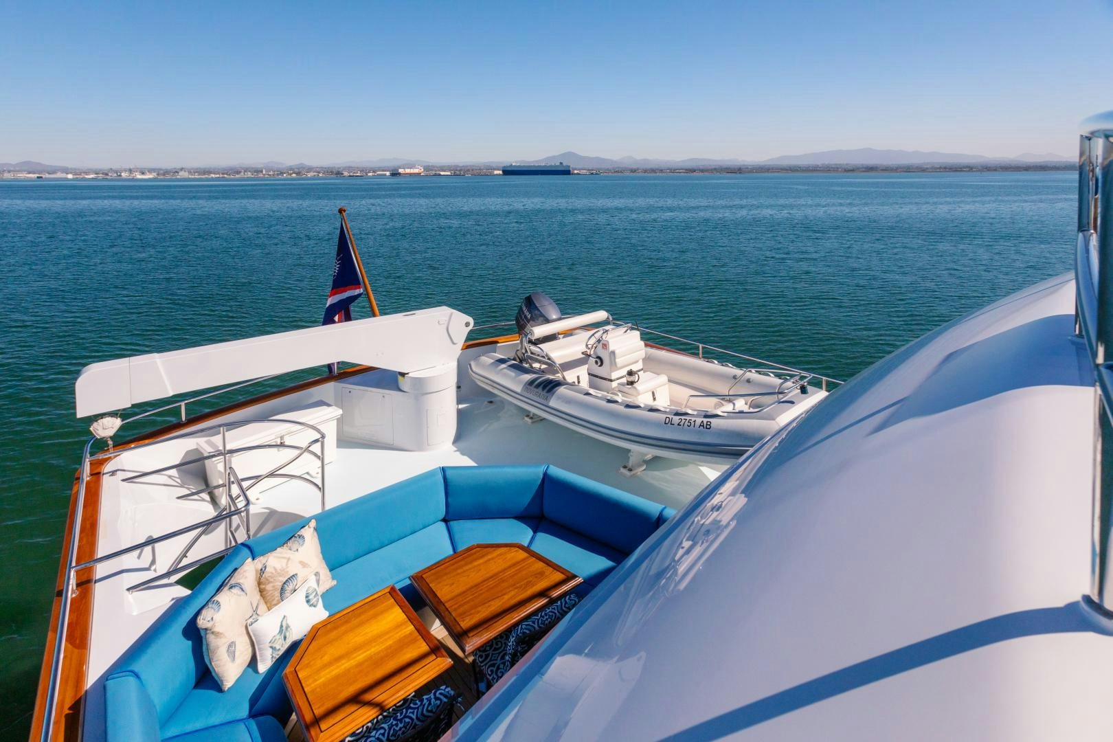 a boat on the water aboard APHRODITE Yacht for Sale