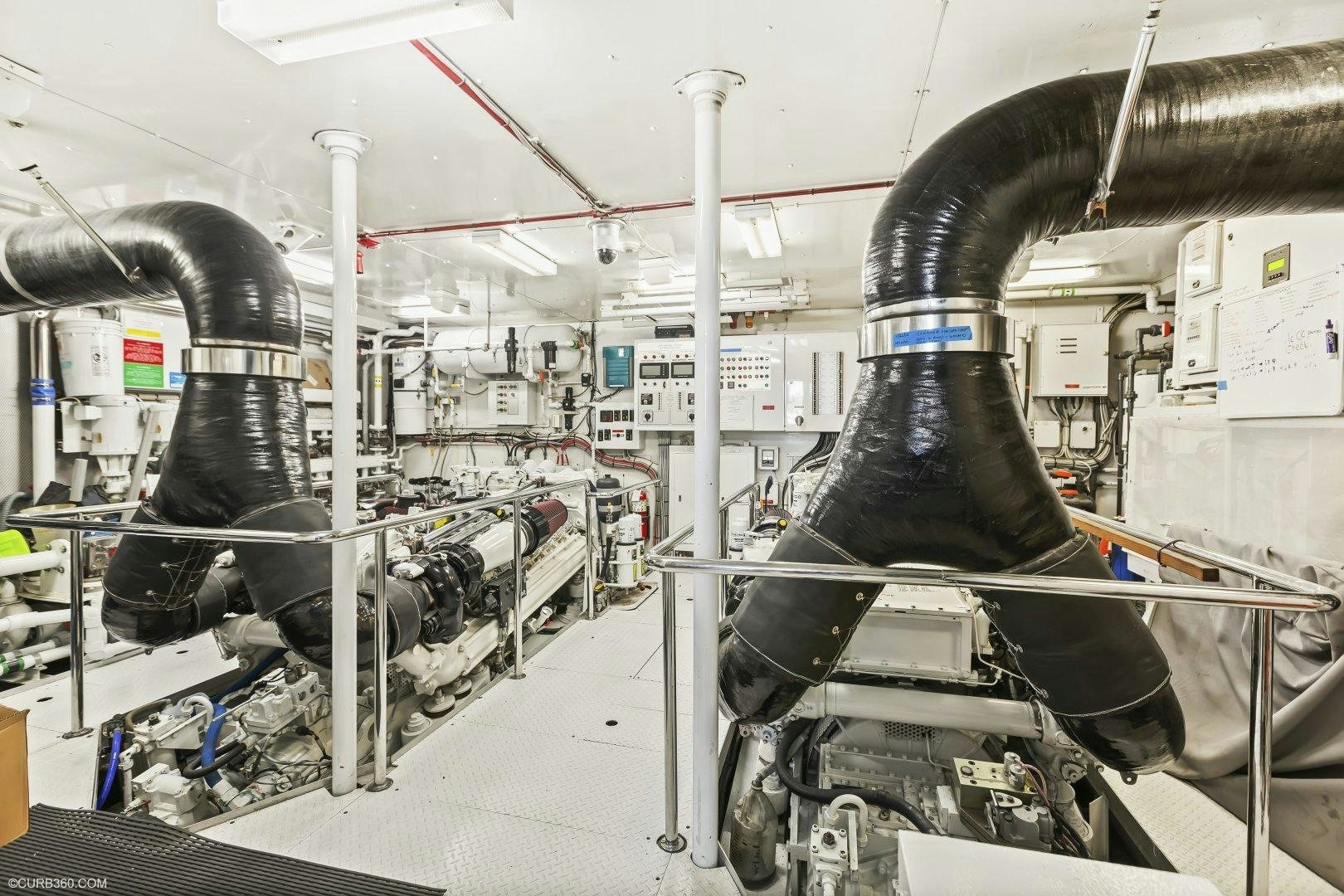 a machine with a large pipe aboard APHRODITE Yacht for Sale