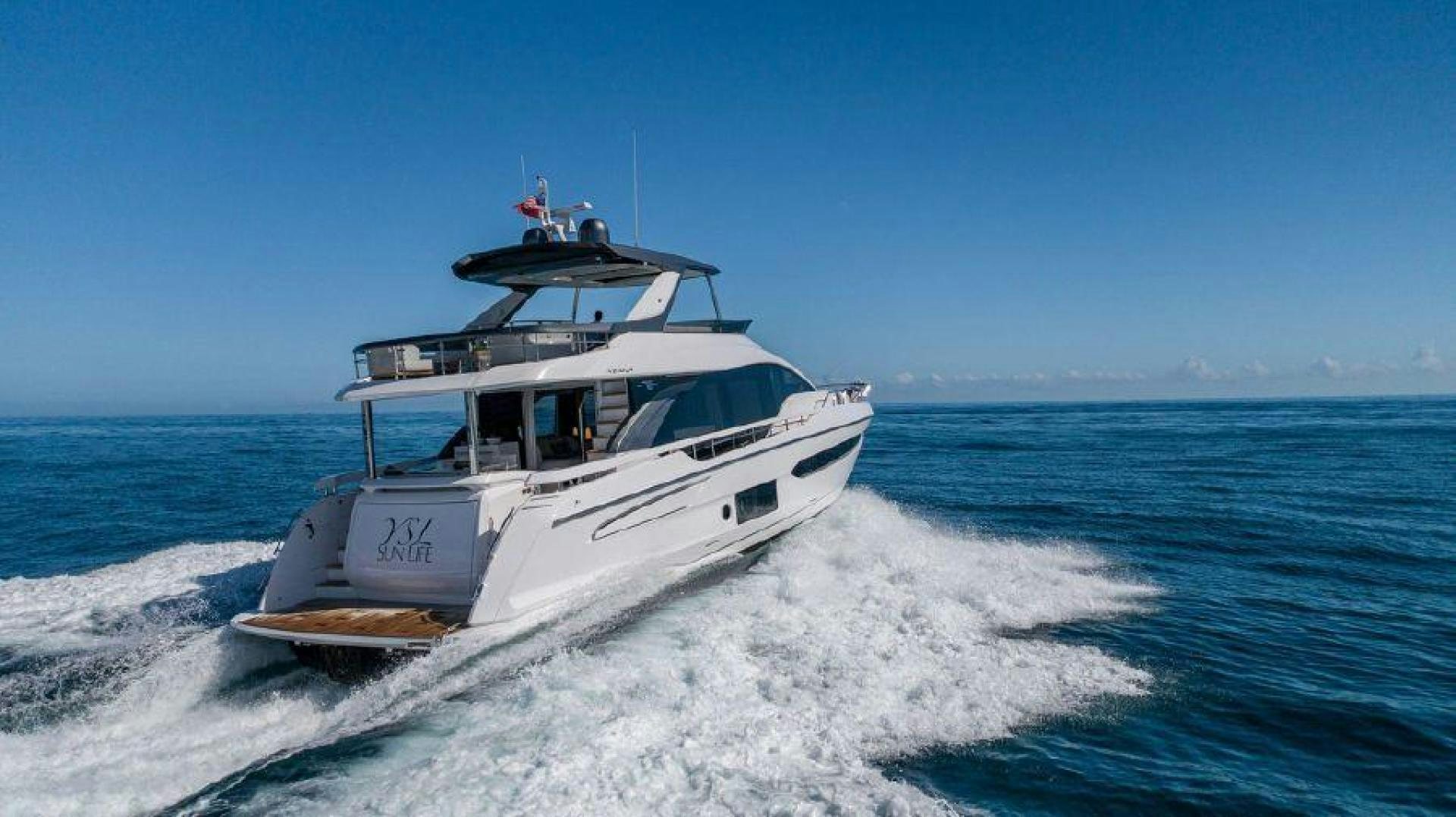 a boat on the water aboard SUN LIFE Yacht for Sale