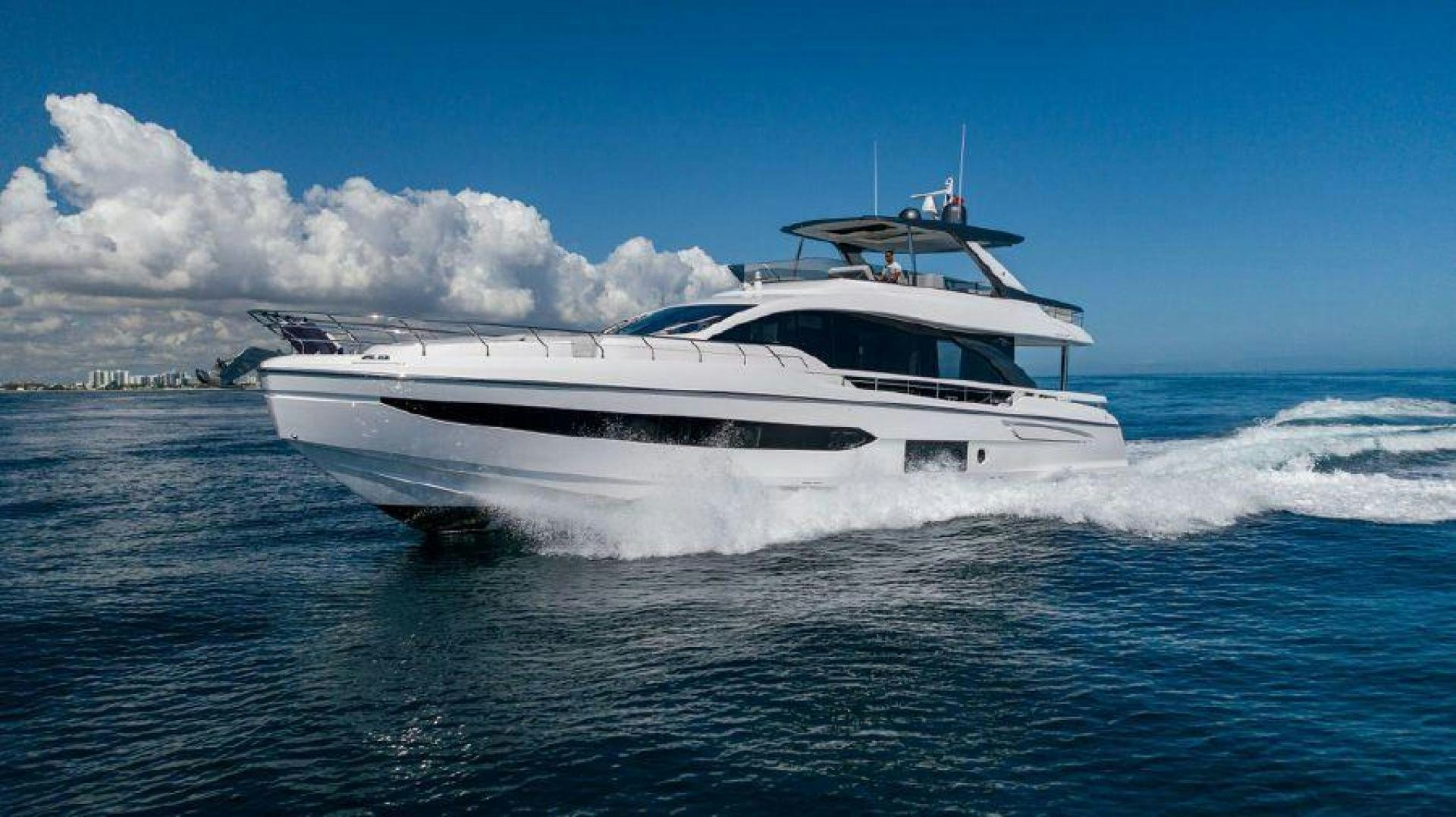 a boat on the water aboard SUN LIFE Yacht for Sale