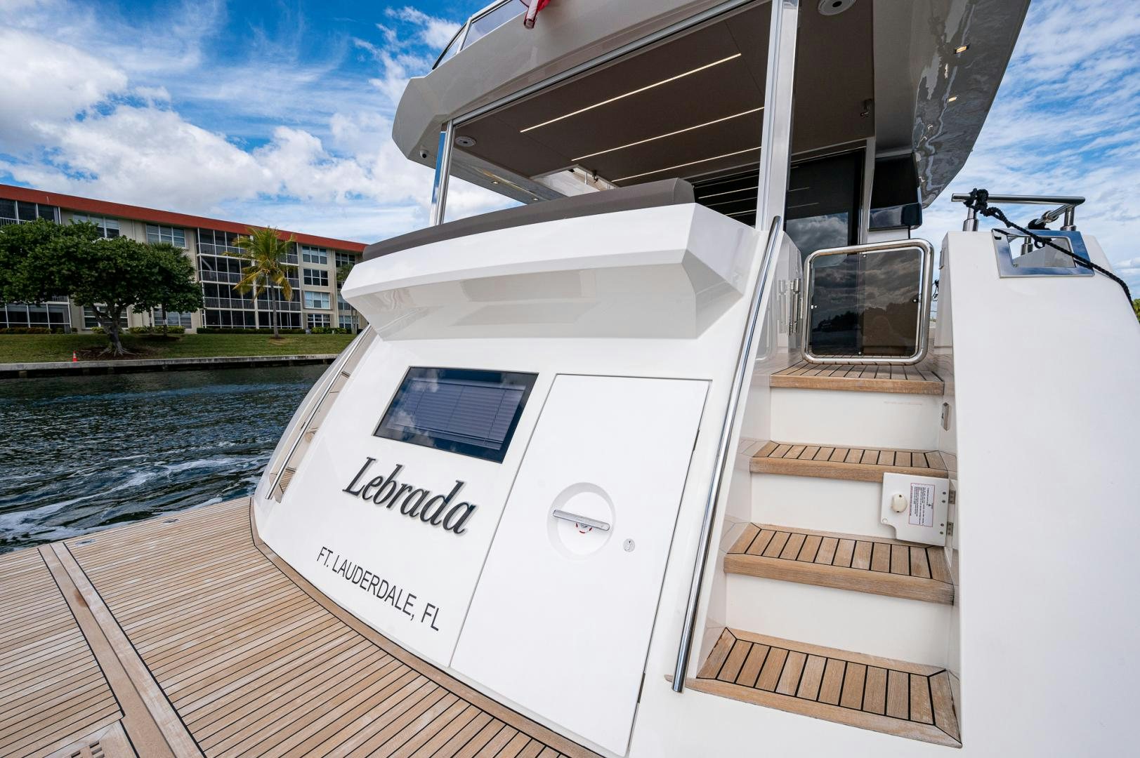 a boat on the water aboard LEBRADA Yacht for Sale