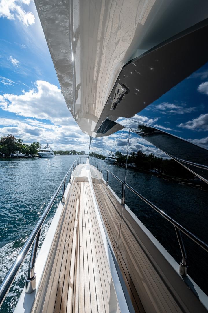 a view of a boat on the water aboard LEBRADA Yacht for Sale