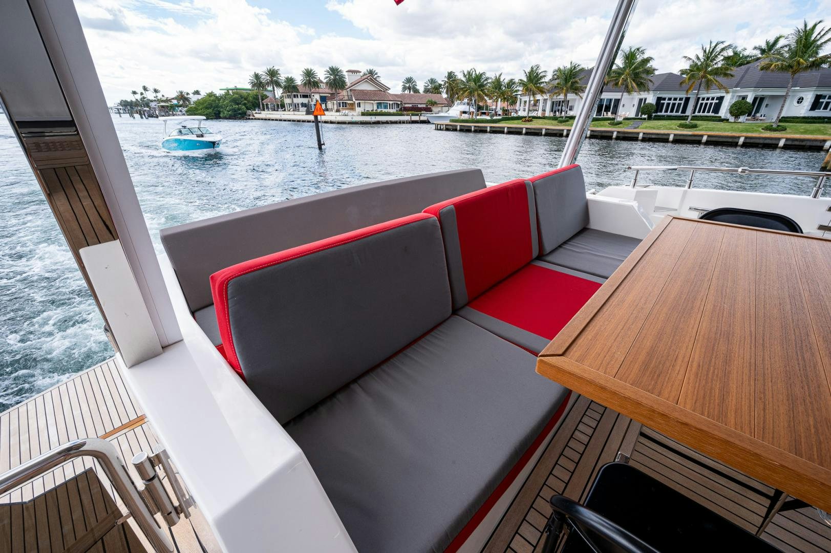 a boat on the water aboard LEBRADA Yacht for Sale