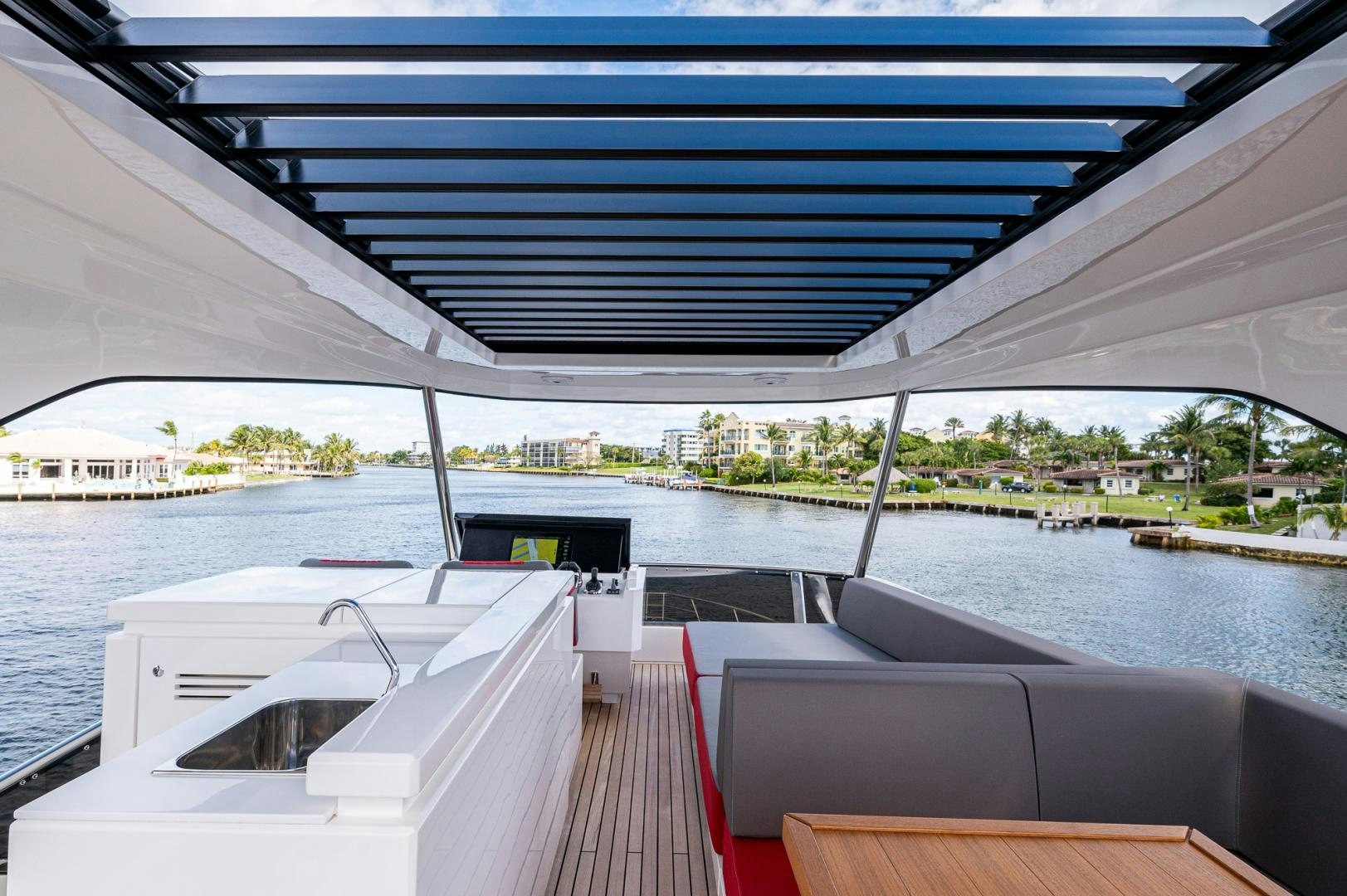 a boat on the water aboard LEBRADA Yacht for Sale